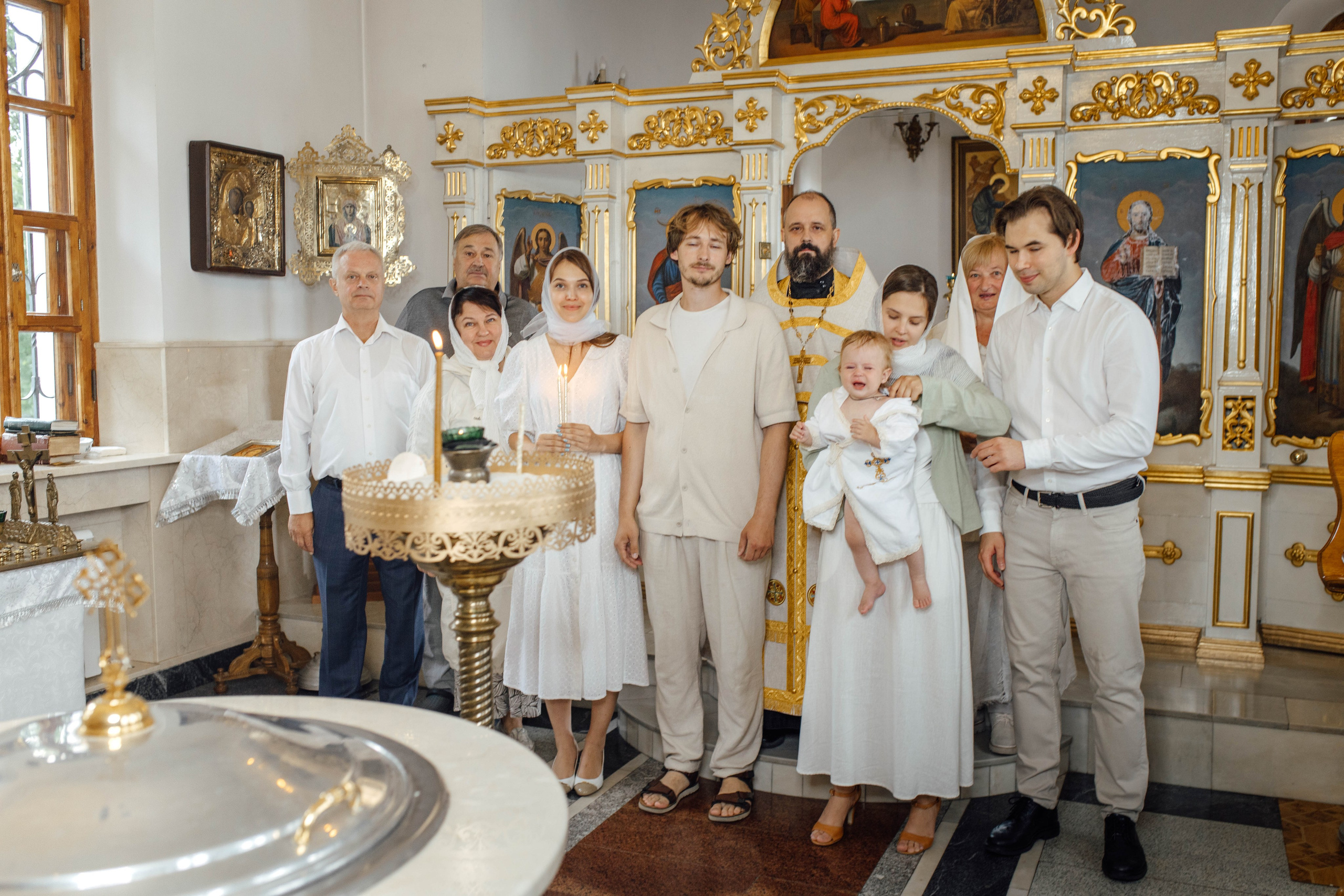 Крещение Льва, храм Марии Магдалины, август 25