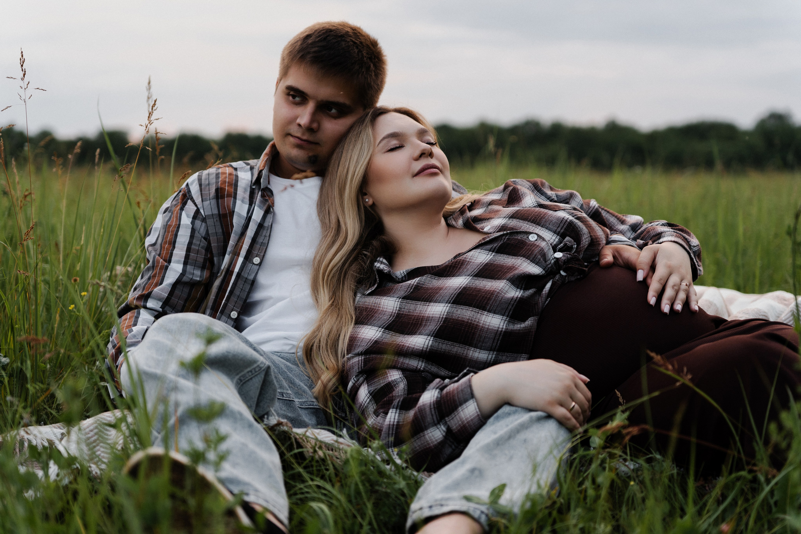 Парная съемка на природе