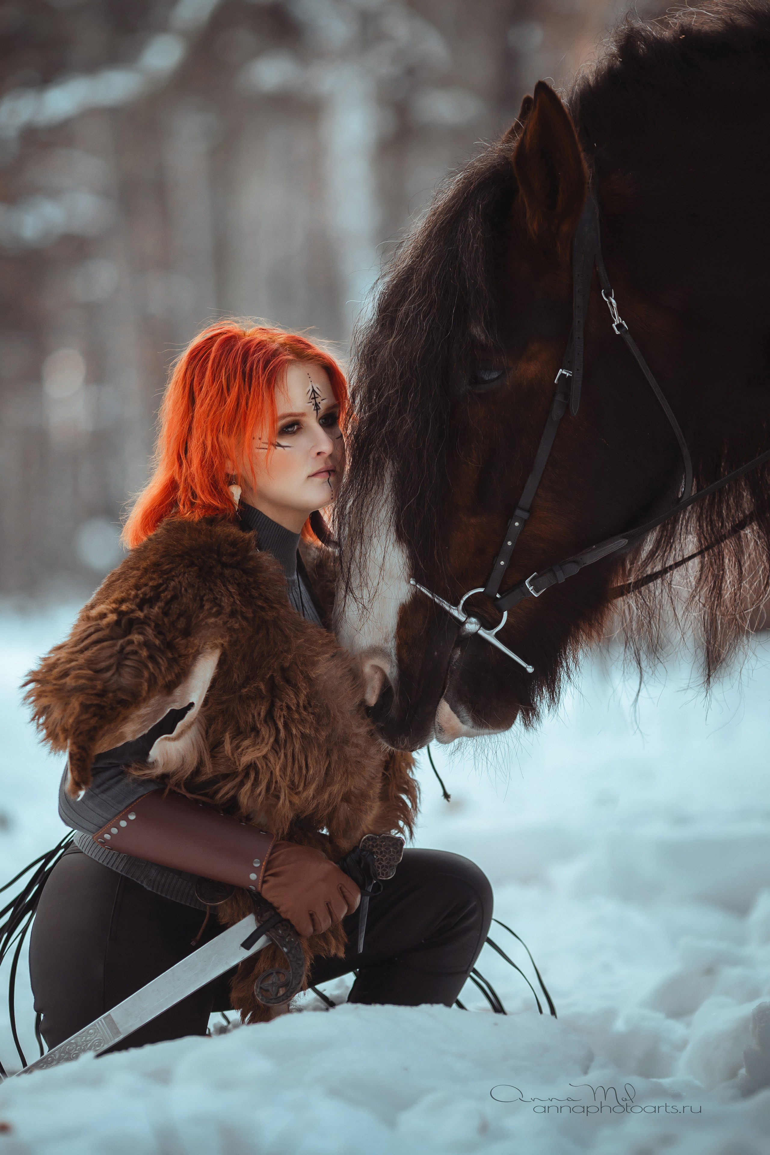 Настя, Малыш и Зевс. Анна Молчанова конный фотограф в Тюмени | фотосессии с лошадьми Тюмень