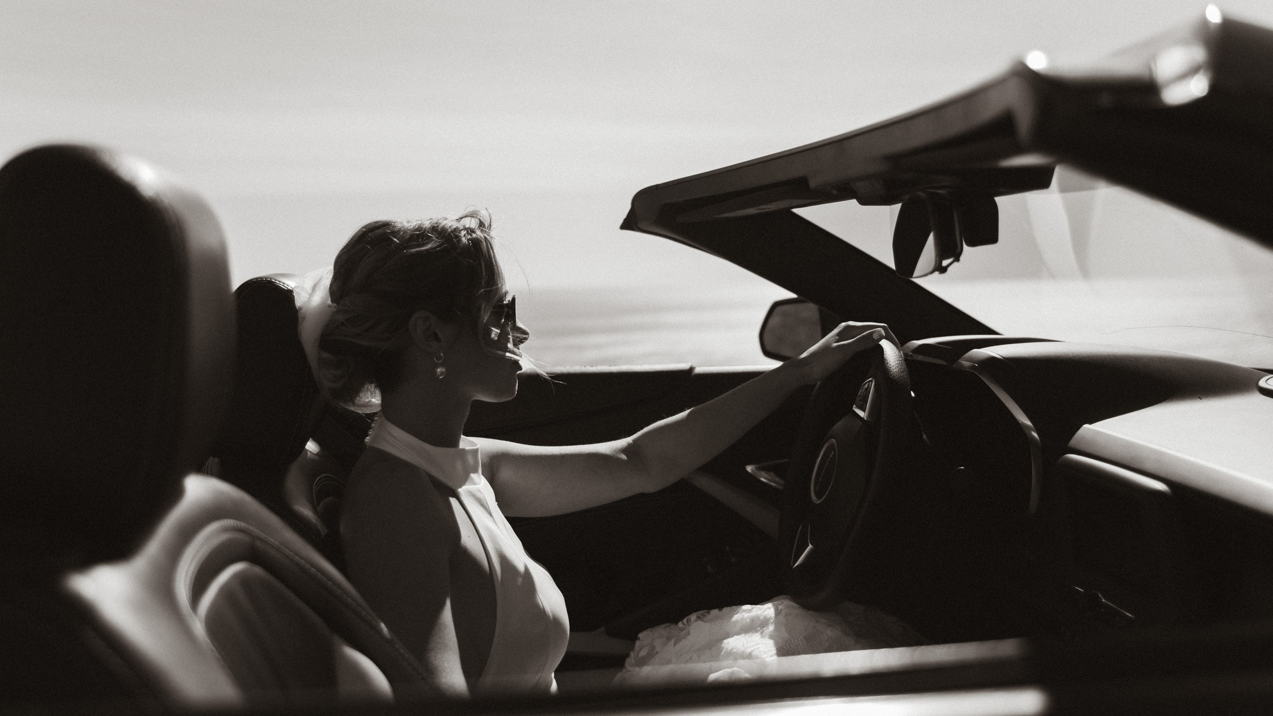 На кабриолете. Фотограф и Видеограф Анапа, Новороссийск, Краснодар. Алина и Женя