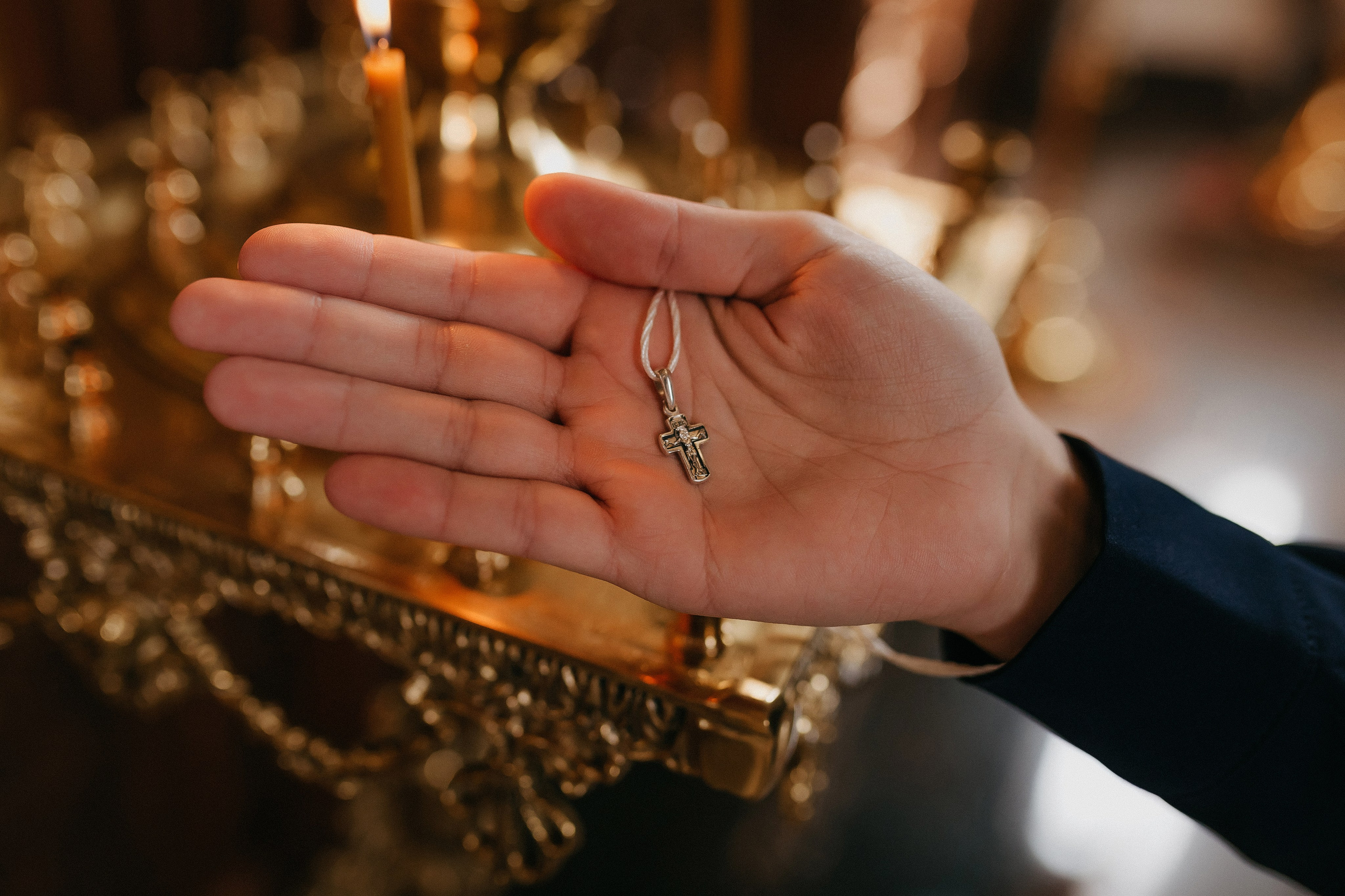 Крещение Арины. Храм Георгия Победоносца. Семейный фотограф в Сургуте