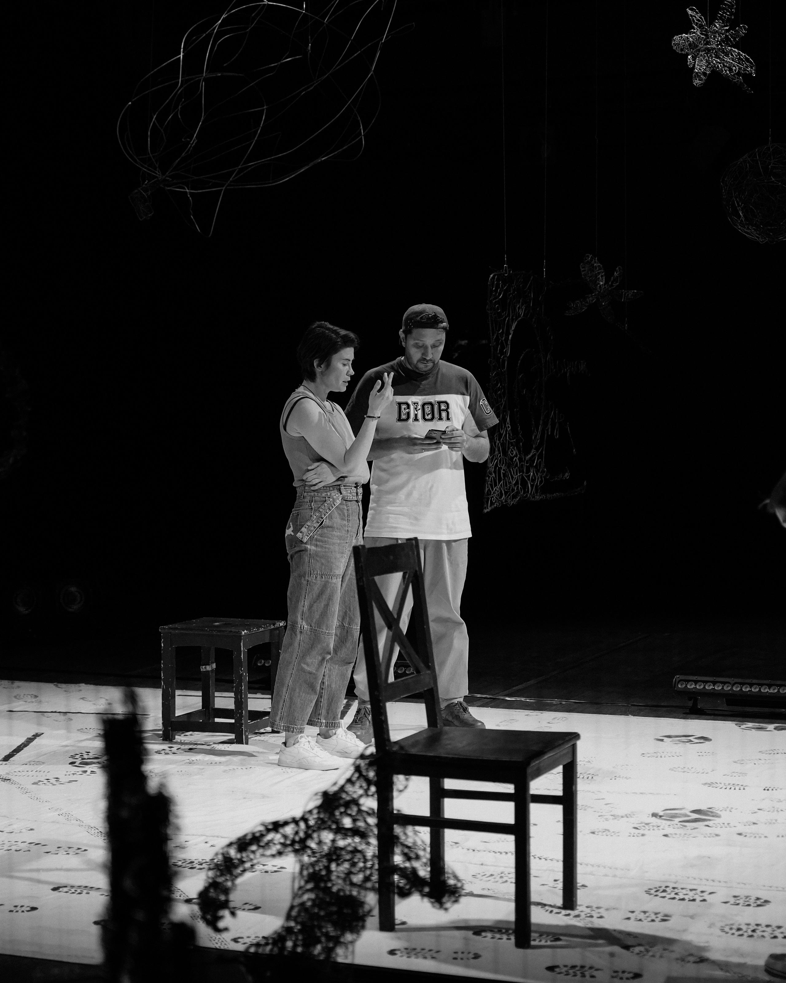 Rehearsal of the play “Mom, who’s that in the picture?”. Katyavasileva