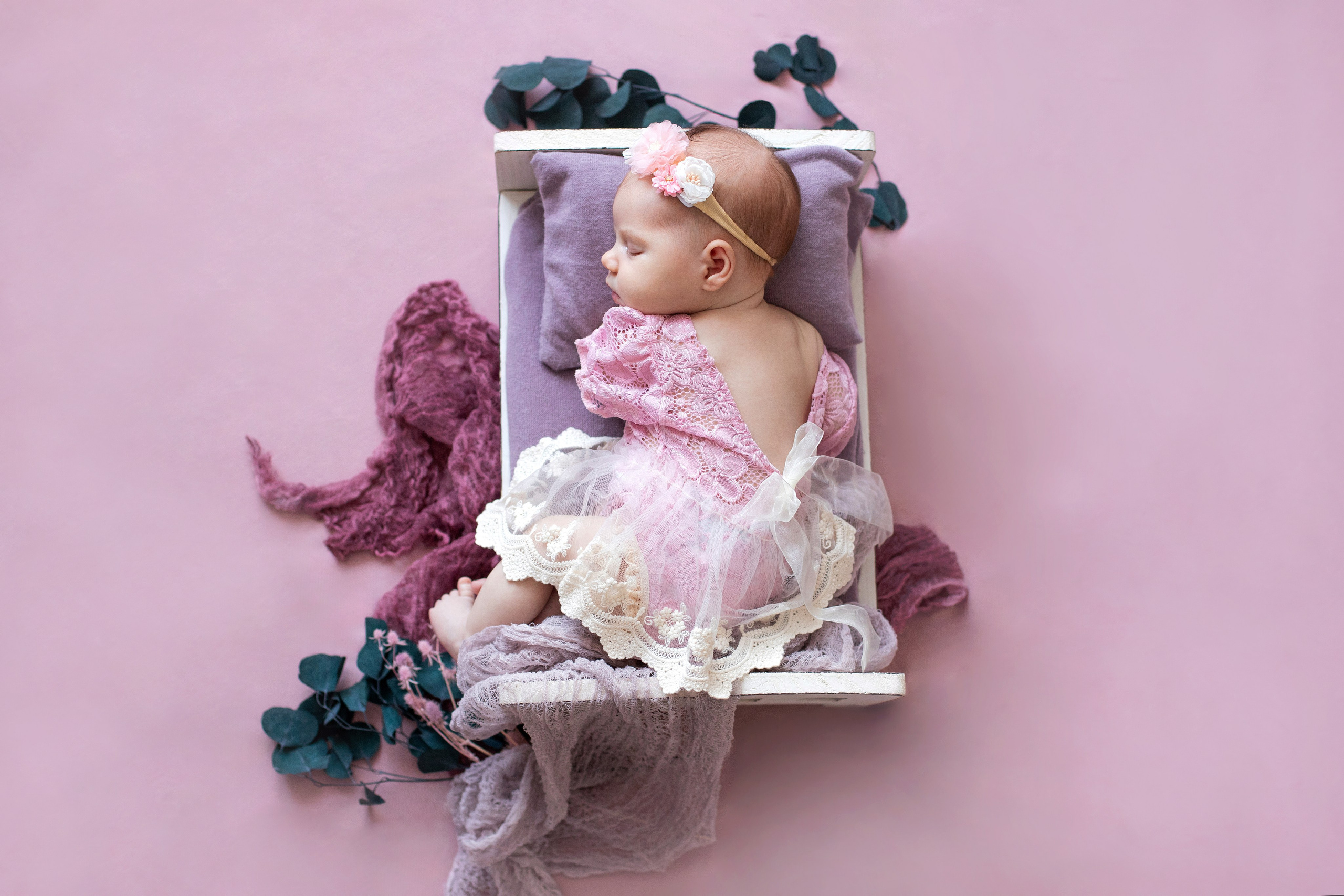 Newborn — Девочки. Фотограф новорожденных в Москве Кристина Ткач