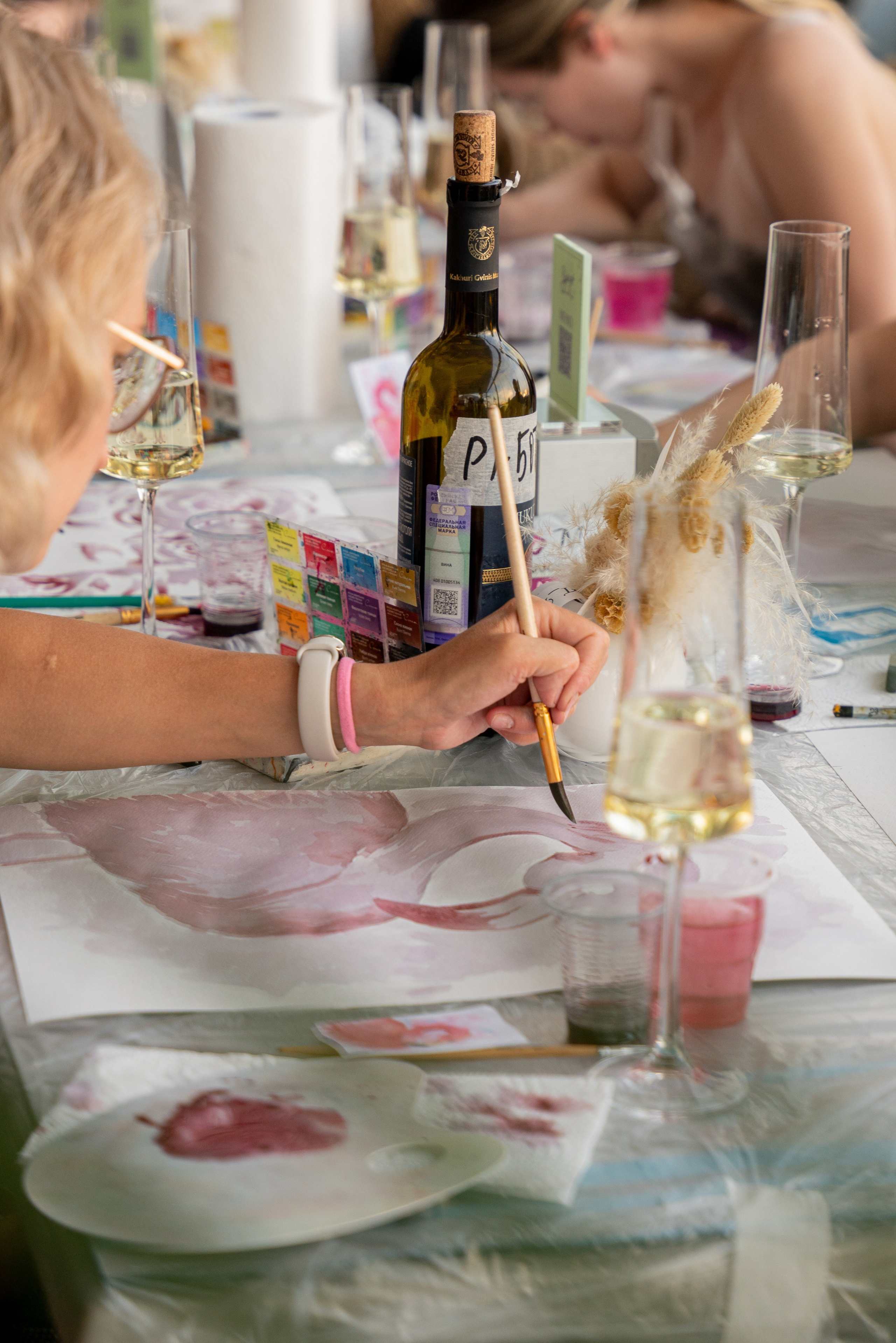 МАСТЕР-КЛАСС «РИСОВАНИЕ ВИНОМ». Фотограф на любое мероприятие