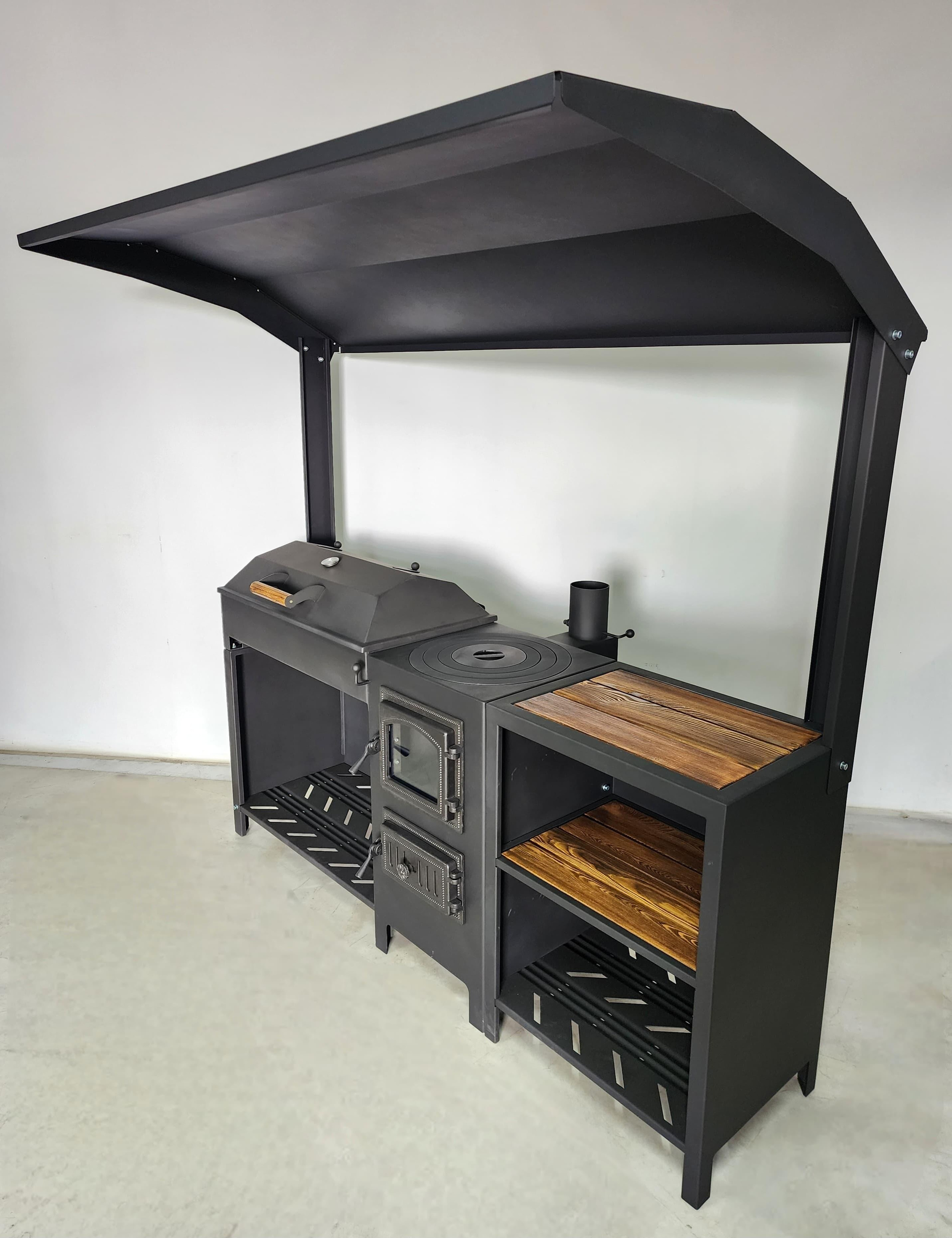 Джета с крышкой барбекю. Купить / заказать мангал для дома в Краснодаре от производителя «Мангал Мастер»