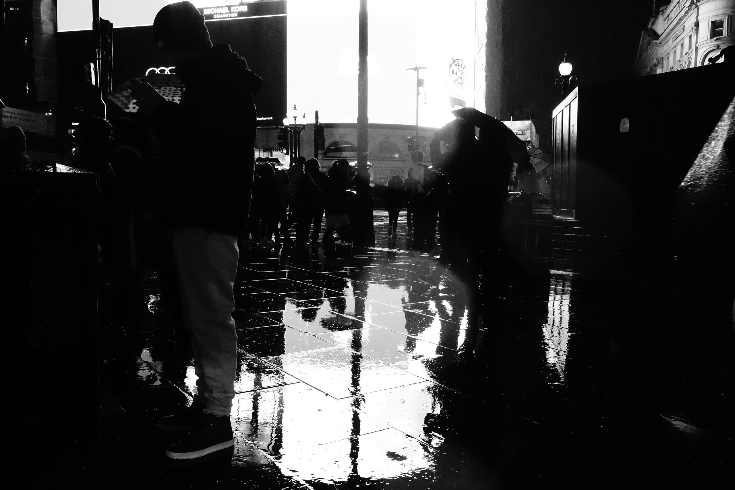 Rainy London. Documentary and reportage photographer Dima Babkin