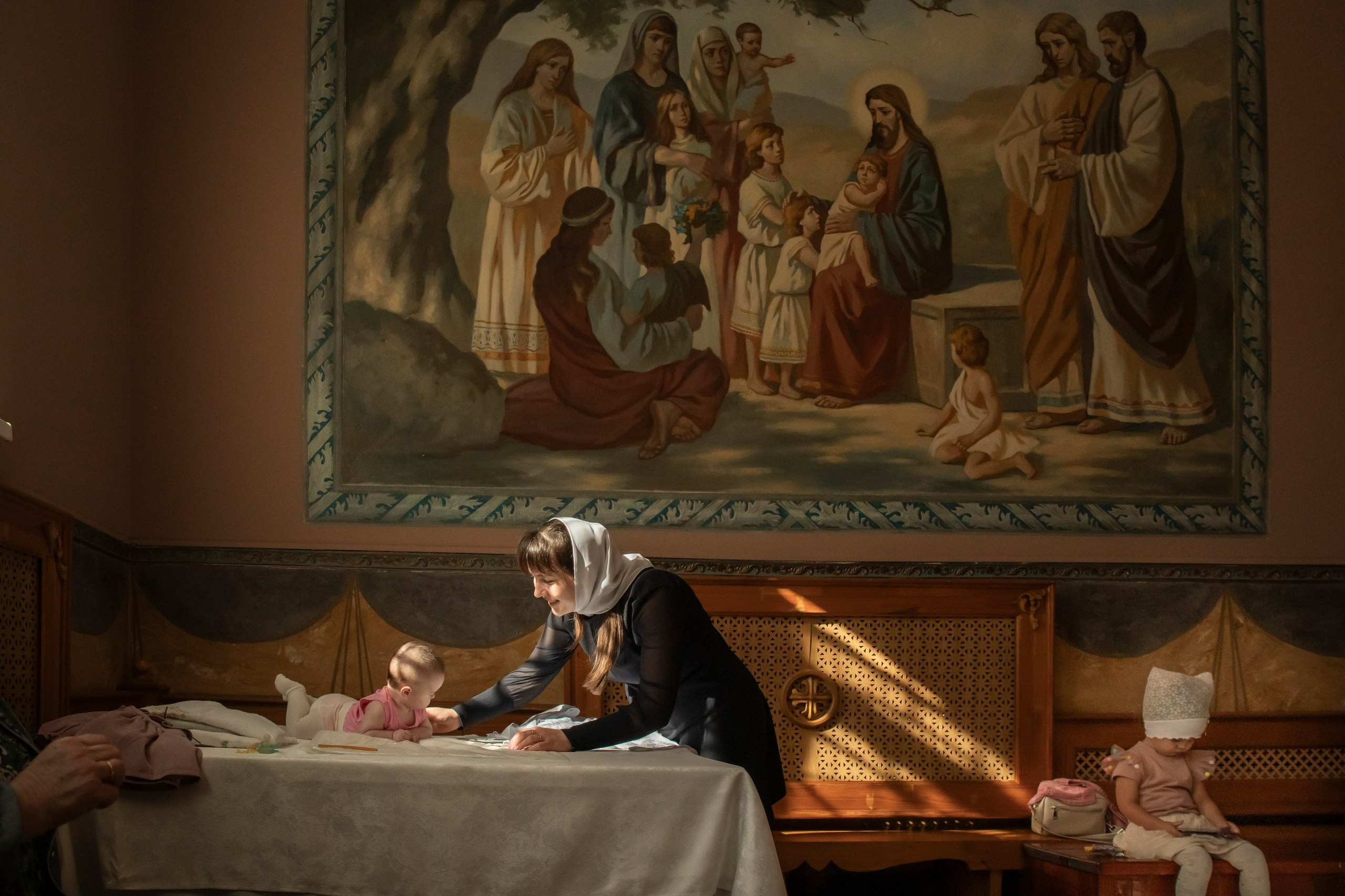 Крестины Апполинарии. Арт- фотограф Москва