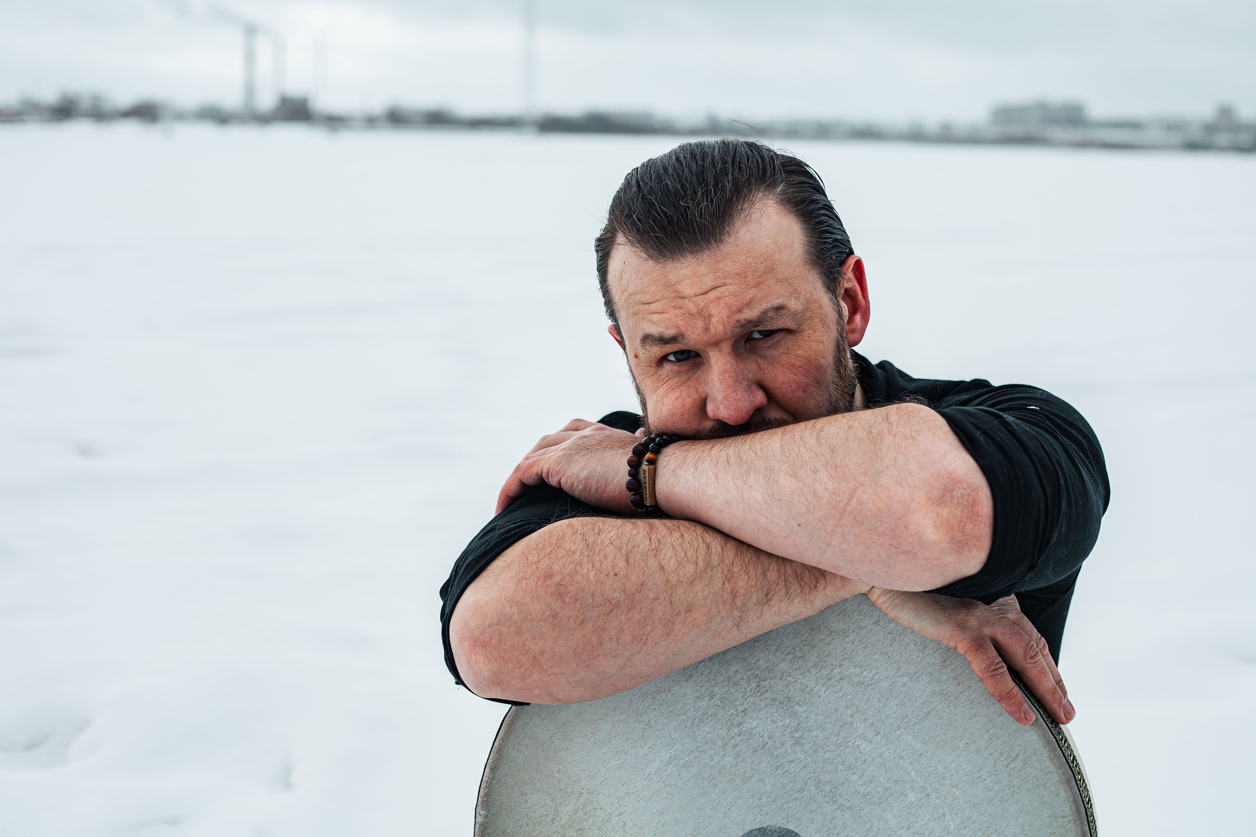 Ледяной ритуал, мужская фотосессия. Бизнес фотограф Ижевск — Назаров Роман