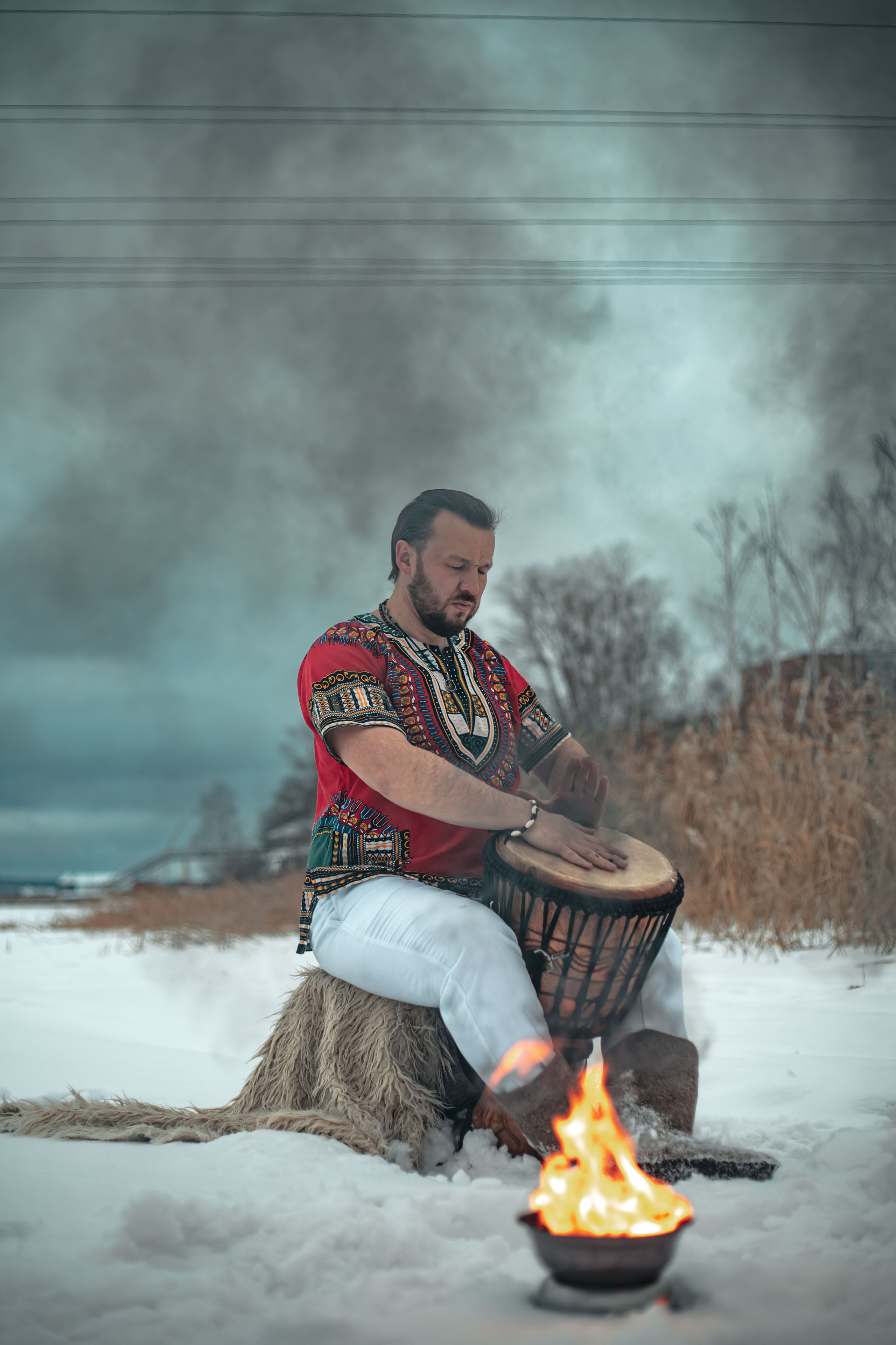 Ледяной ритуал, мужская фотосессия. Бизнес фотограф Ижевск — Назаров Роман