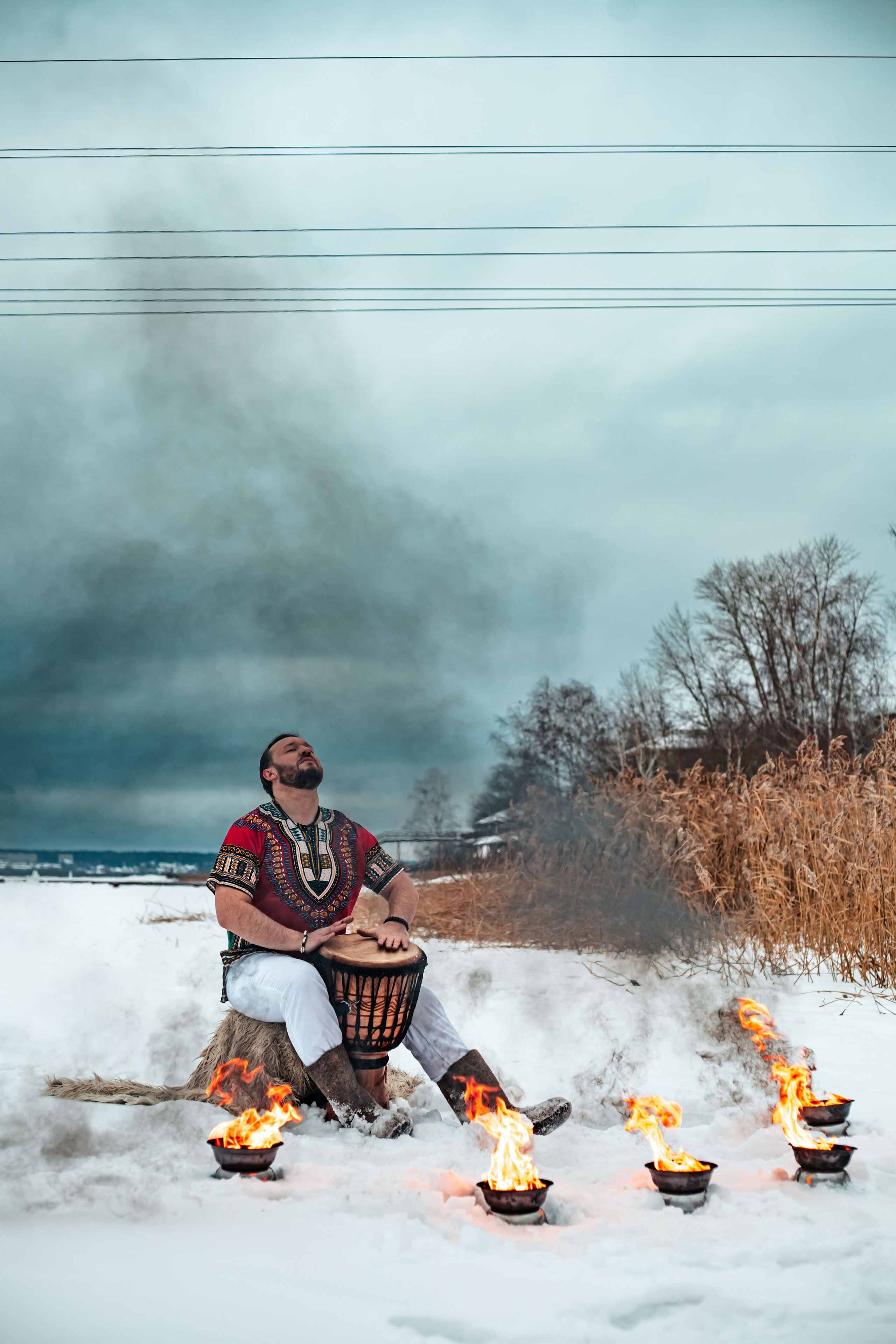 Ледяной ритуал, мужская фотосессия. Бизнес фотограф Ижевск — Назаров Роман