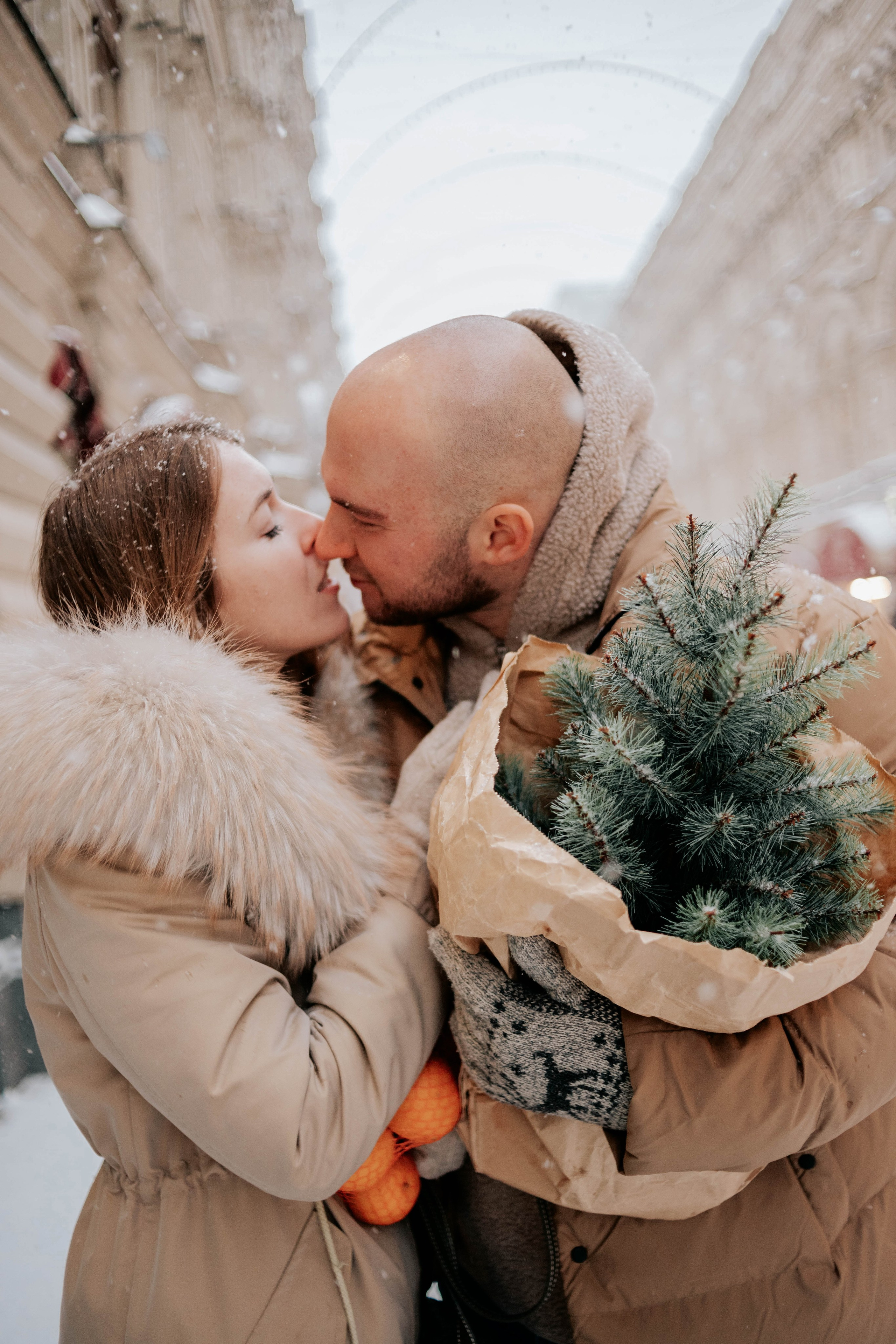 Новогодняя фотосессия lovestory. Фотограф Ногинск | Черноголовка Ева Быковских