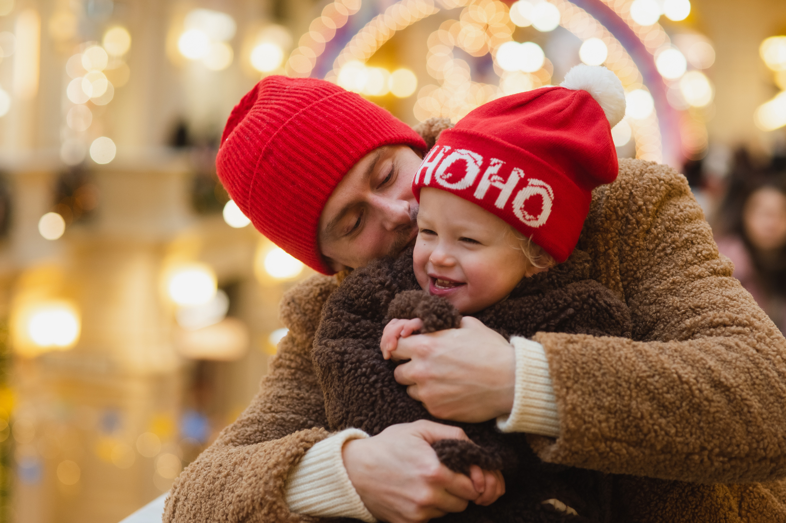 Новогодняя фотосессия на Красной площади для Екатерины и Игоря с детьми. Портретный фотограф в Москве, Московской области. Деловой портрет