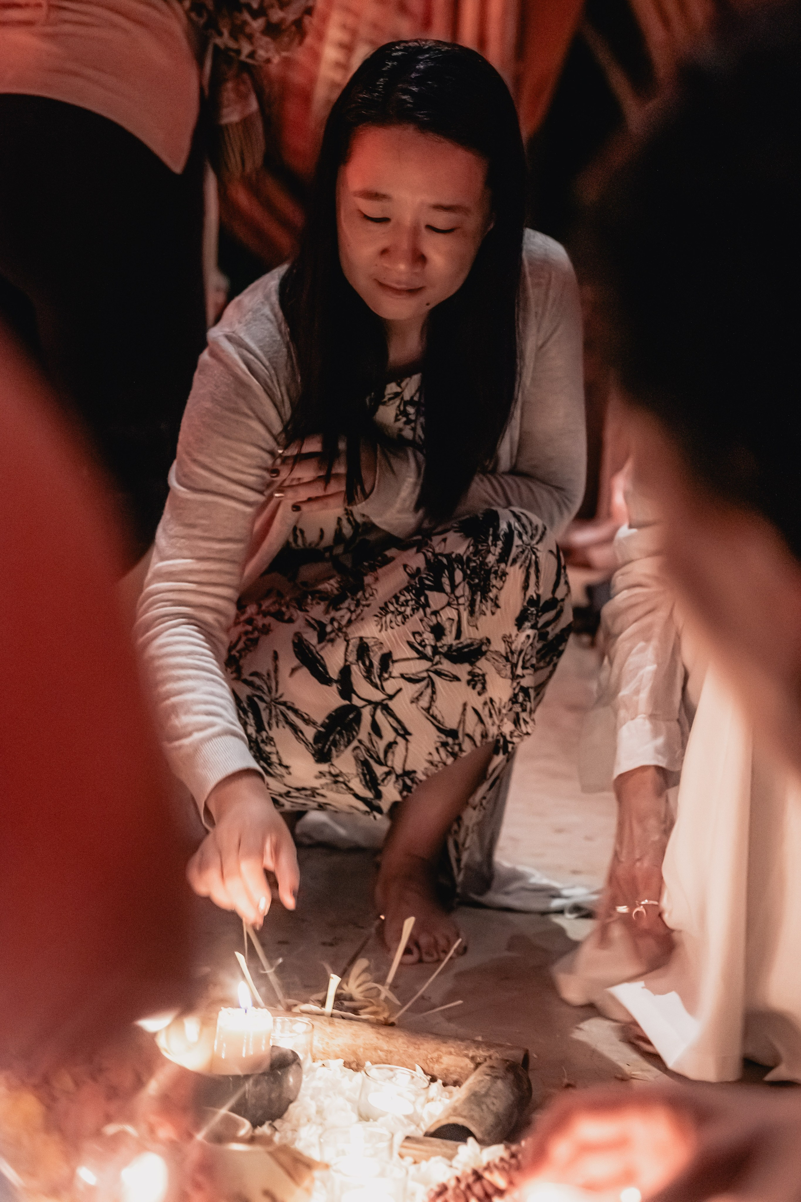 Cacao ceremony Full moon jan w Juan. Mariam Bagdasaryan