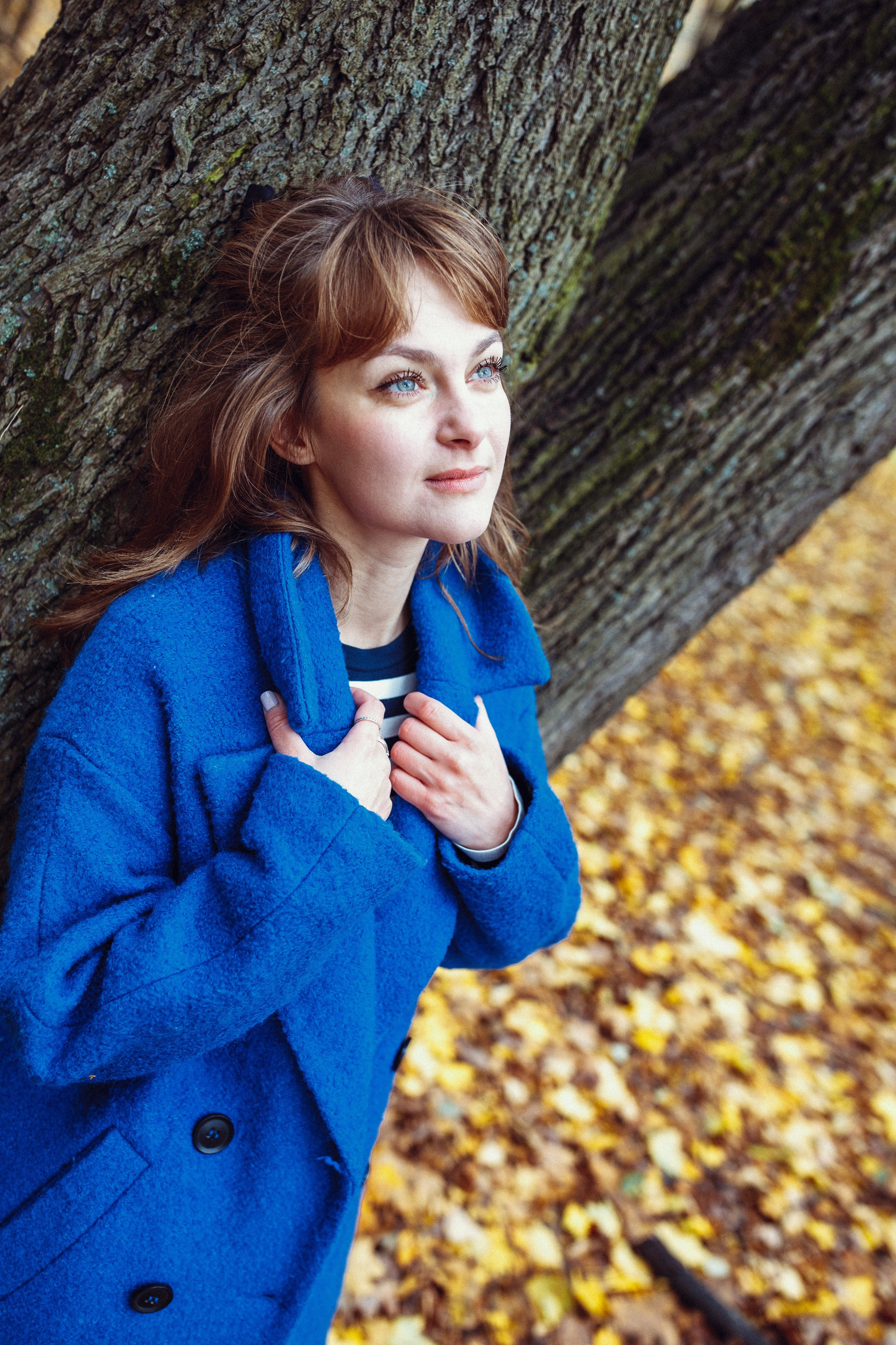 Осенняя прогулка Анны в Кусково. Фотограф — Евгений Свистков