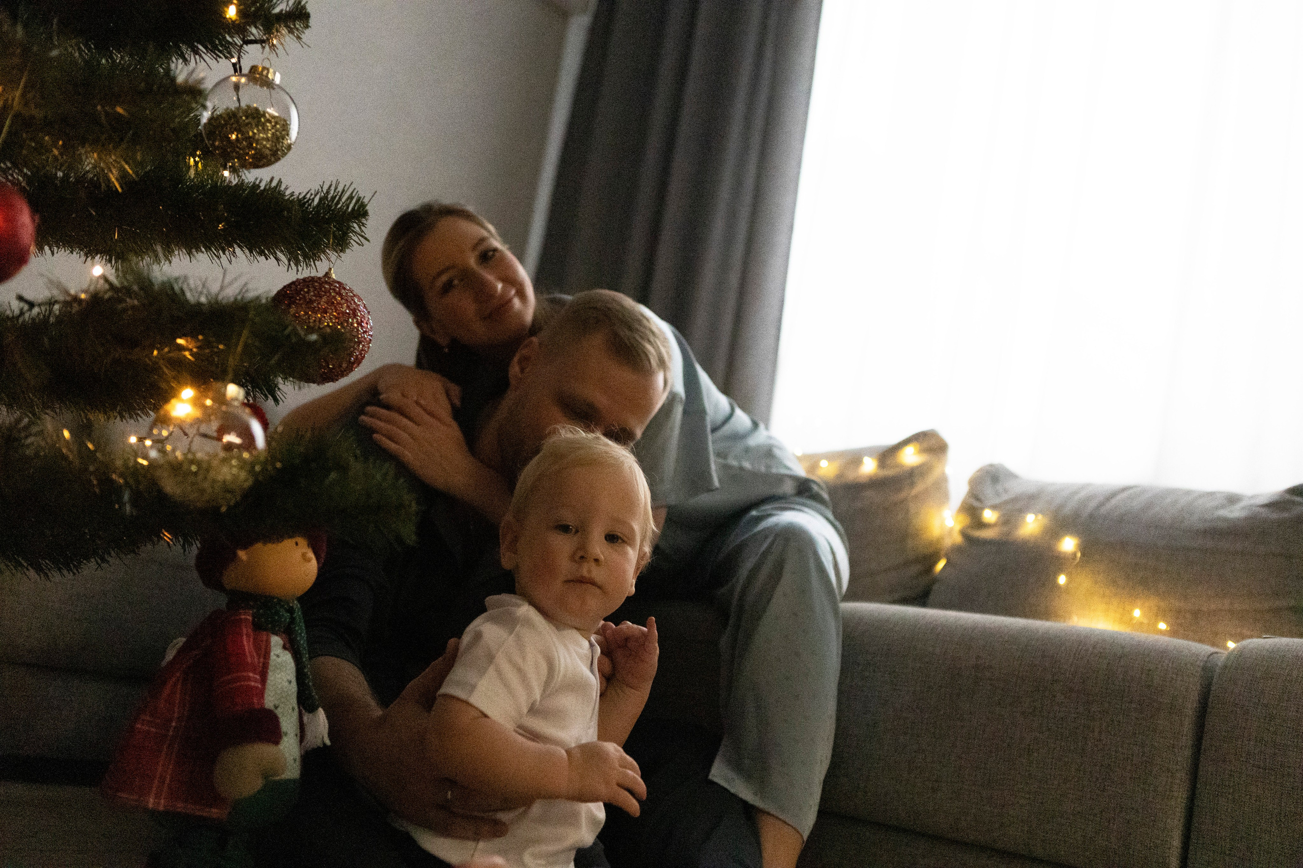 Домашняя новогодняя фотосессия. Семейный и портретный фотограф в Москве Елена Флегант