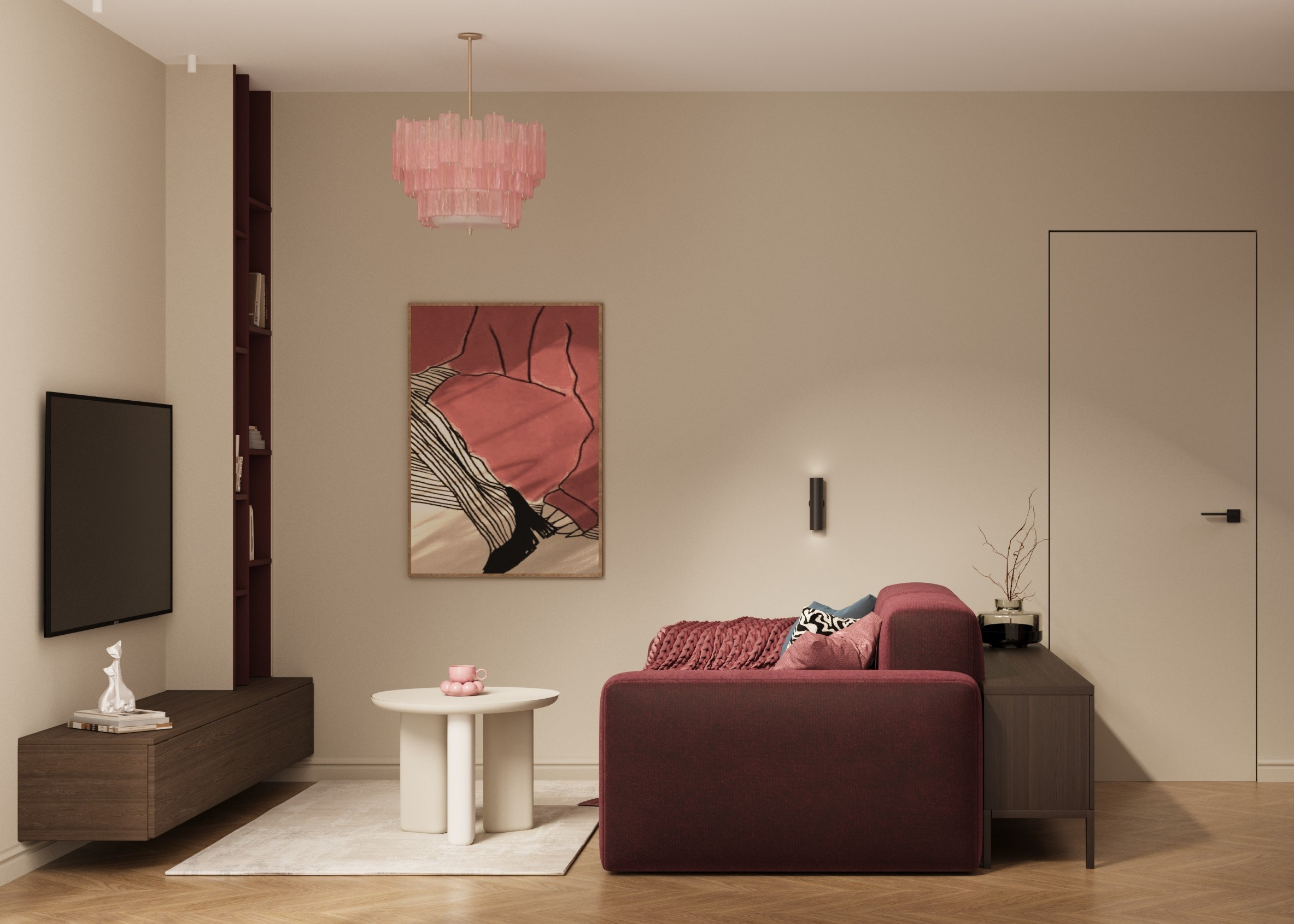 Квартира в Новоселье. Дизайн интерьера в СПб