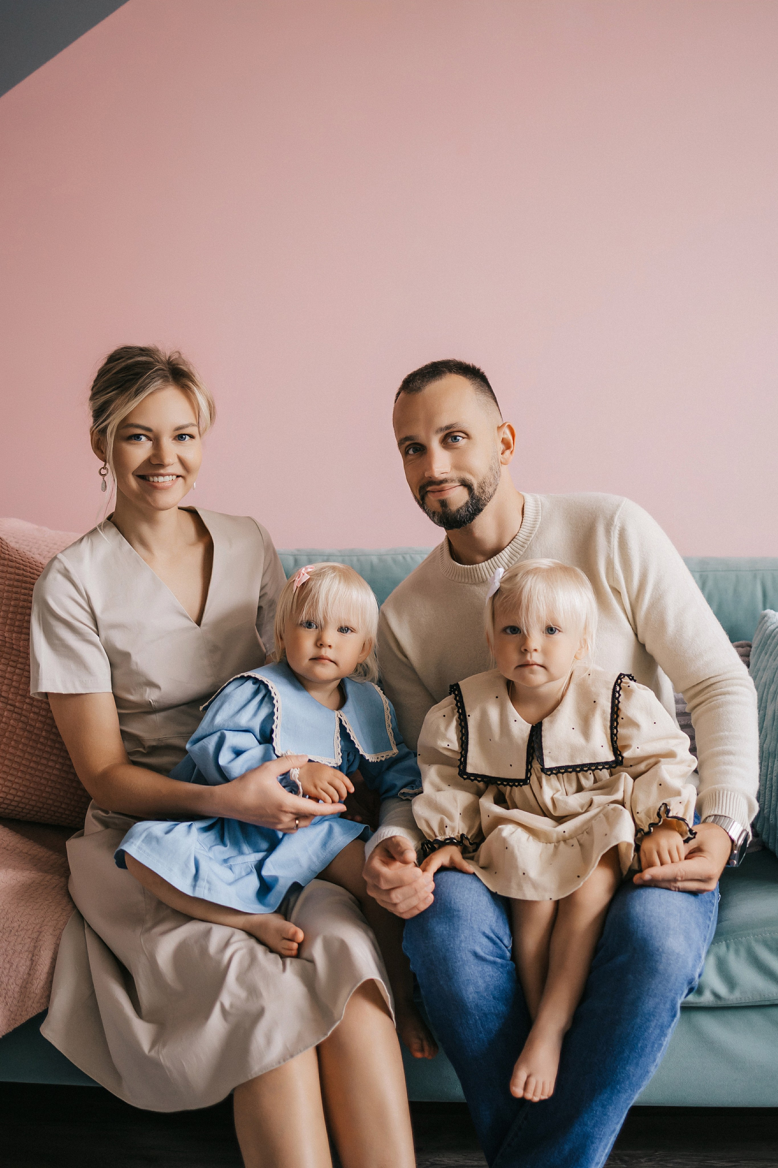 Сергей, Екатерина, Маша и Аня. Фотограф Нижний Новгород