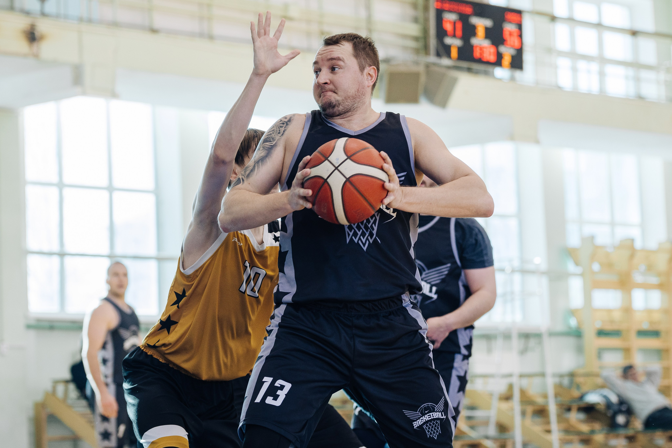 Любительский Чемпионат Магнитогорска по баскетболу // 09.02.25. Денис Прохоров Фотограф в г. Магнитогорск