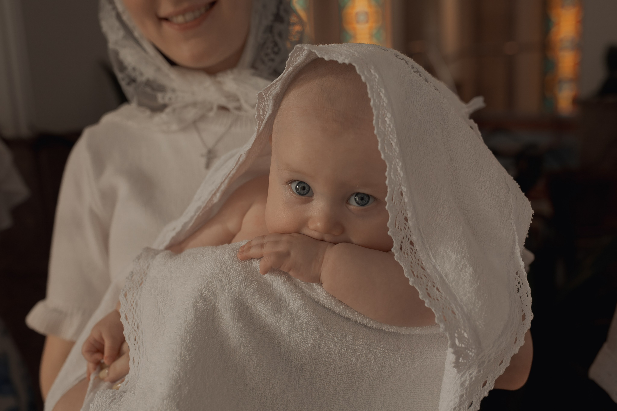 Крещение Валерии. Фотограф на Крещение и Венчание в Ташкенте