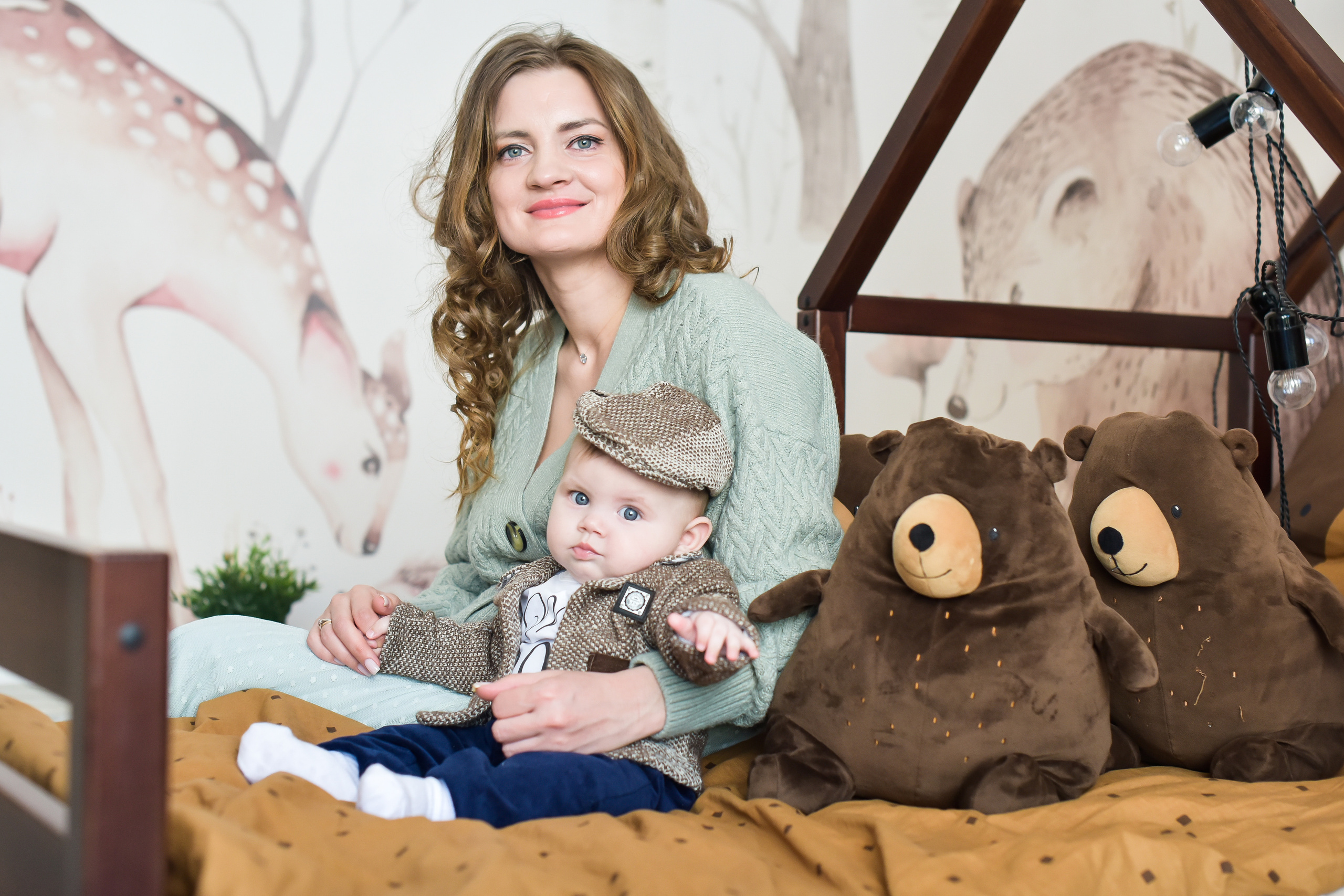 Анжелика и Миша. Полгодика карапузу. Фотограф для бизнесконтента, репортажей и семейного альбома в Москве