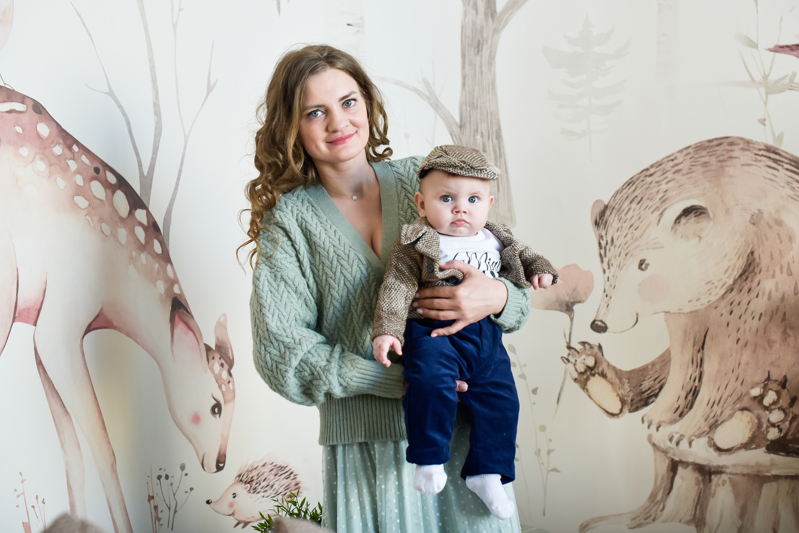 Анжелика и Миша. Полгодика карапузу. Фотограф для бизнесконтента, репортажей и семейного альбома в Москве