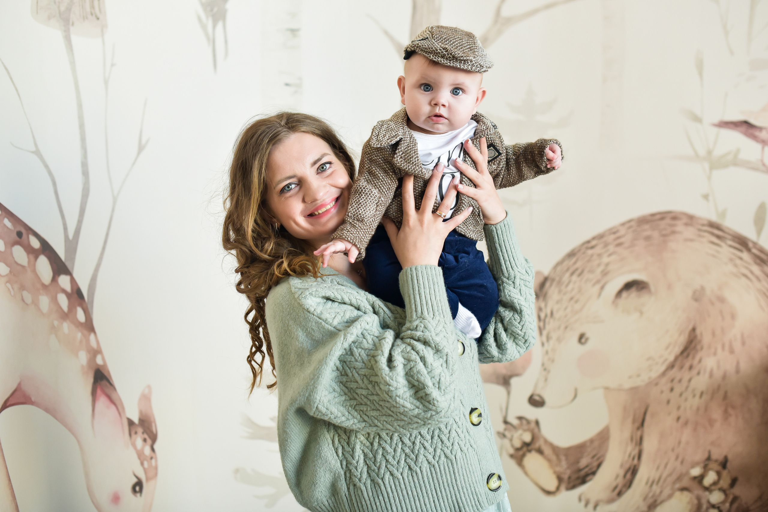Анжелика и Миша. Полгодика карапузу. Фотограф для бизнесконтента, репортажей и семейного альбома в Москве