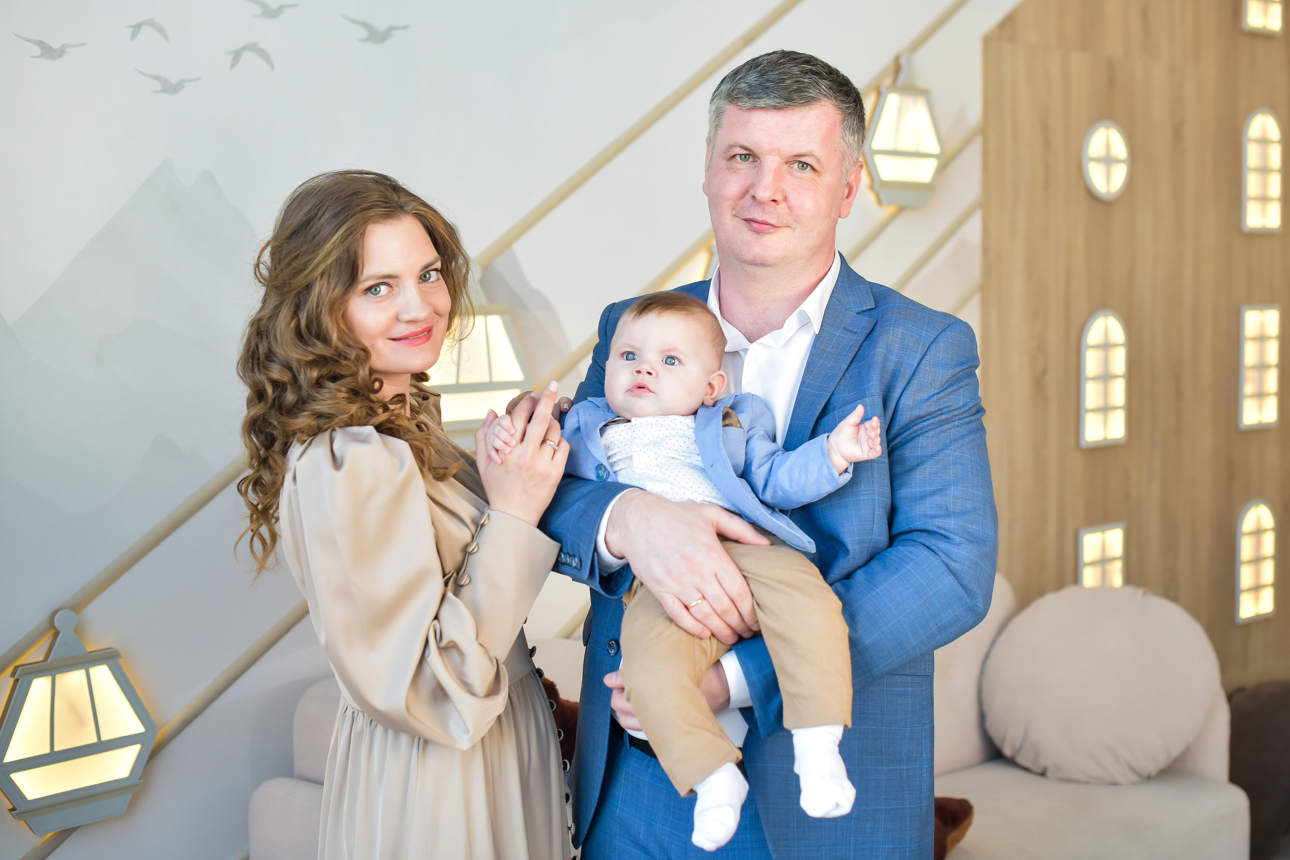 Анжелика и Миша. Полгодика карапузу. Фотограф для бизнесконтента, репортажей и семейного альбома в Москве