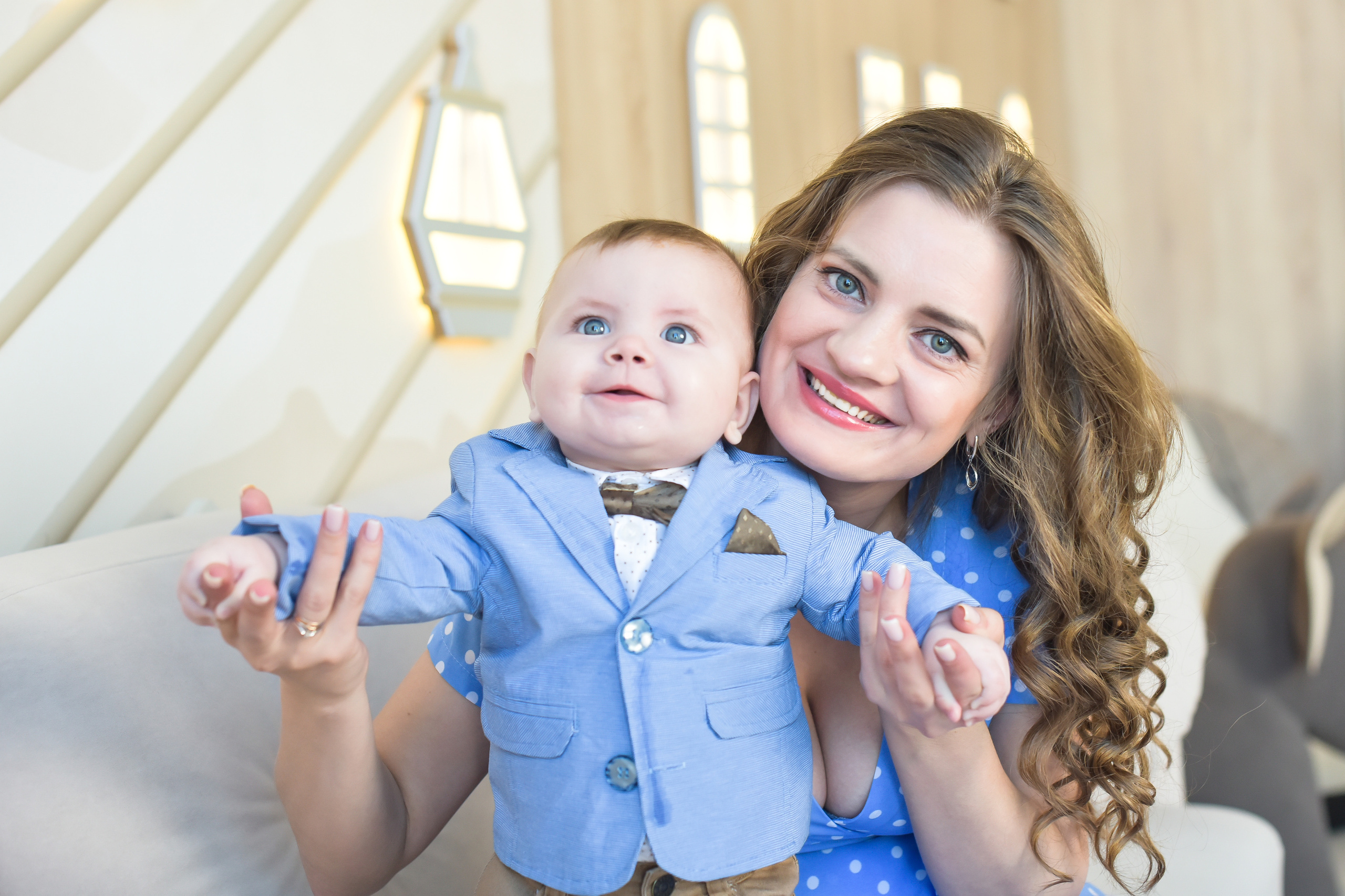 Анжелика и Миша. Полгодика карапузу. Фотограф для бизнесконтента, репортажей и семейного альбома в Москве