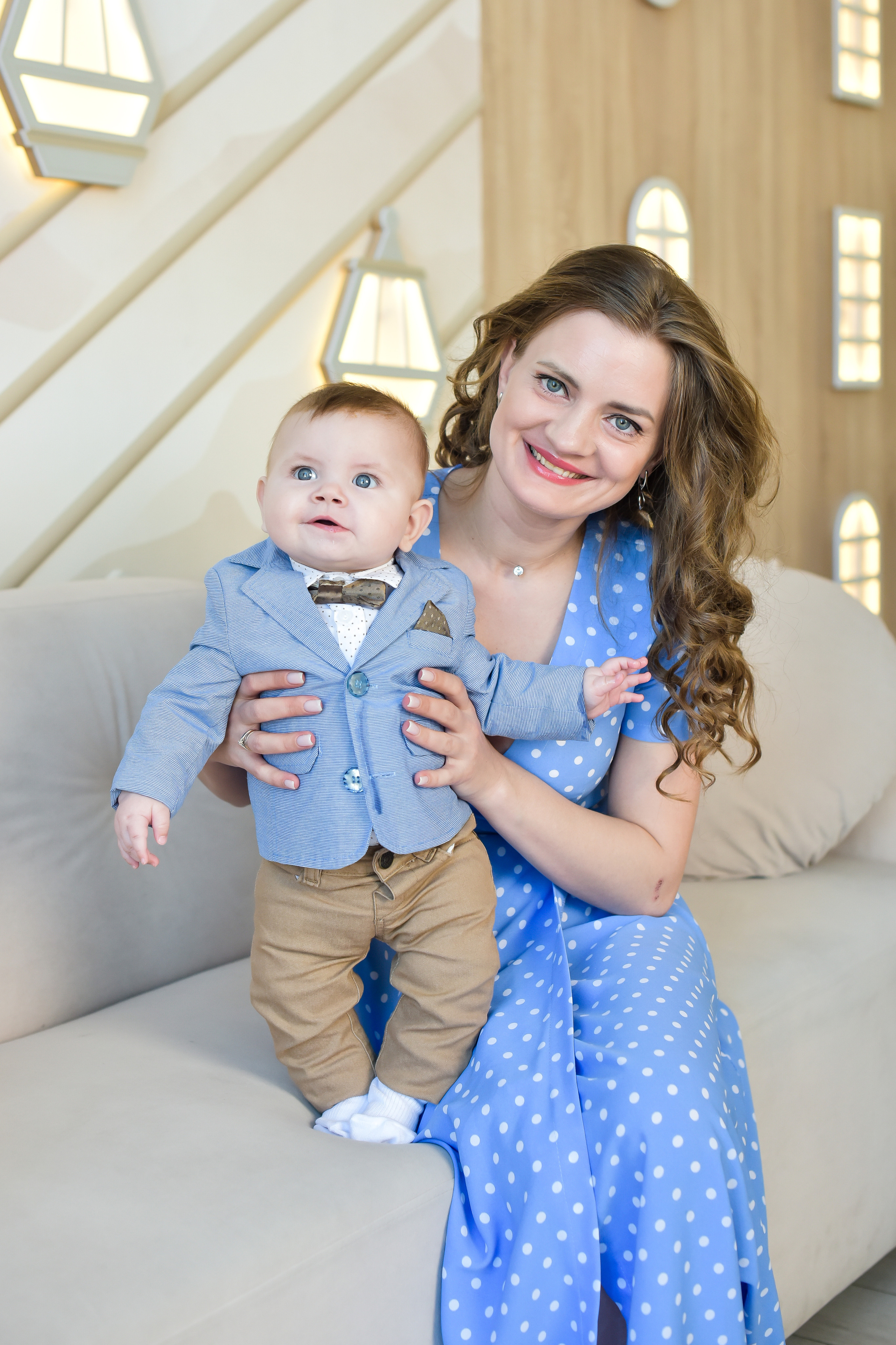 Анжелика и Миша. Полгодика карапузу. Фотограф для бизнесконтента, репортажей и семейного альбома в Москве