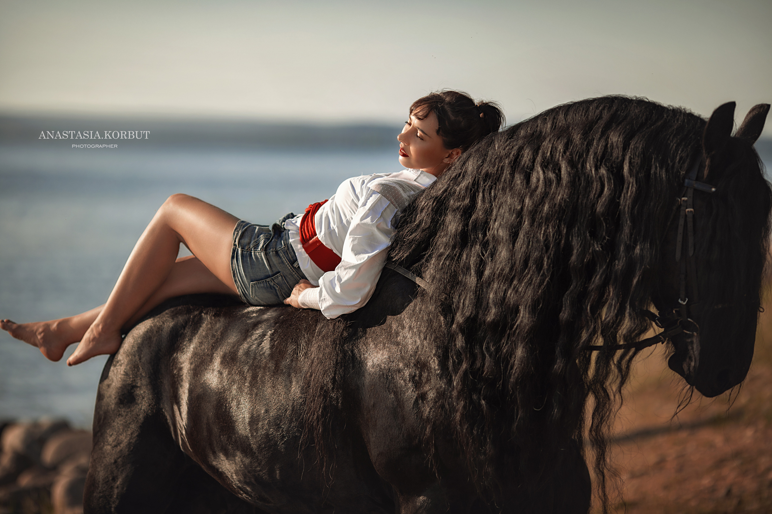 Фотосессия с лошадью. Арт фотограф в Минске Анастасия Корбут