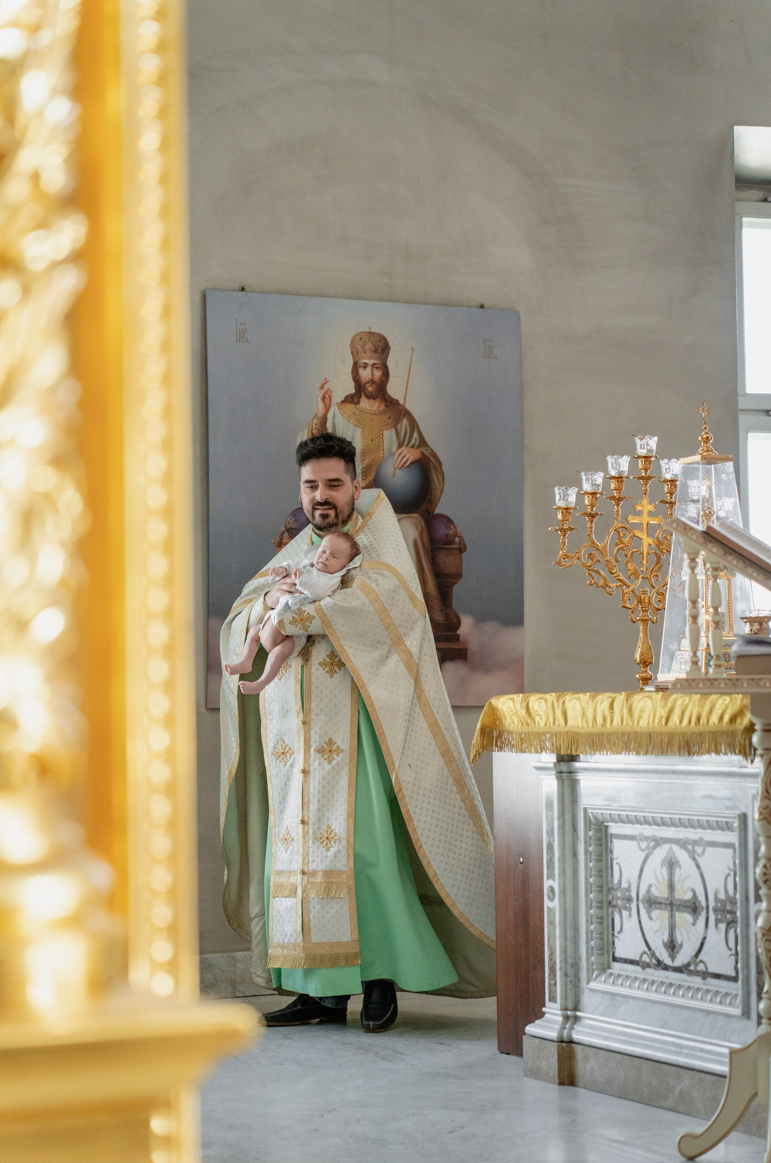 Крещение Даниила в храме Петра и Павла. Фотограф на Крещение Тула и Венчание в Туле, детский и семейный фотограф