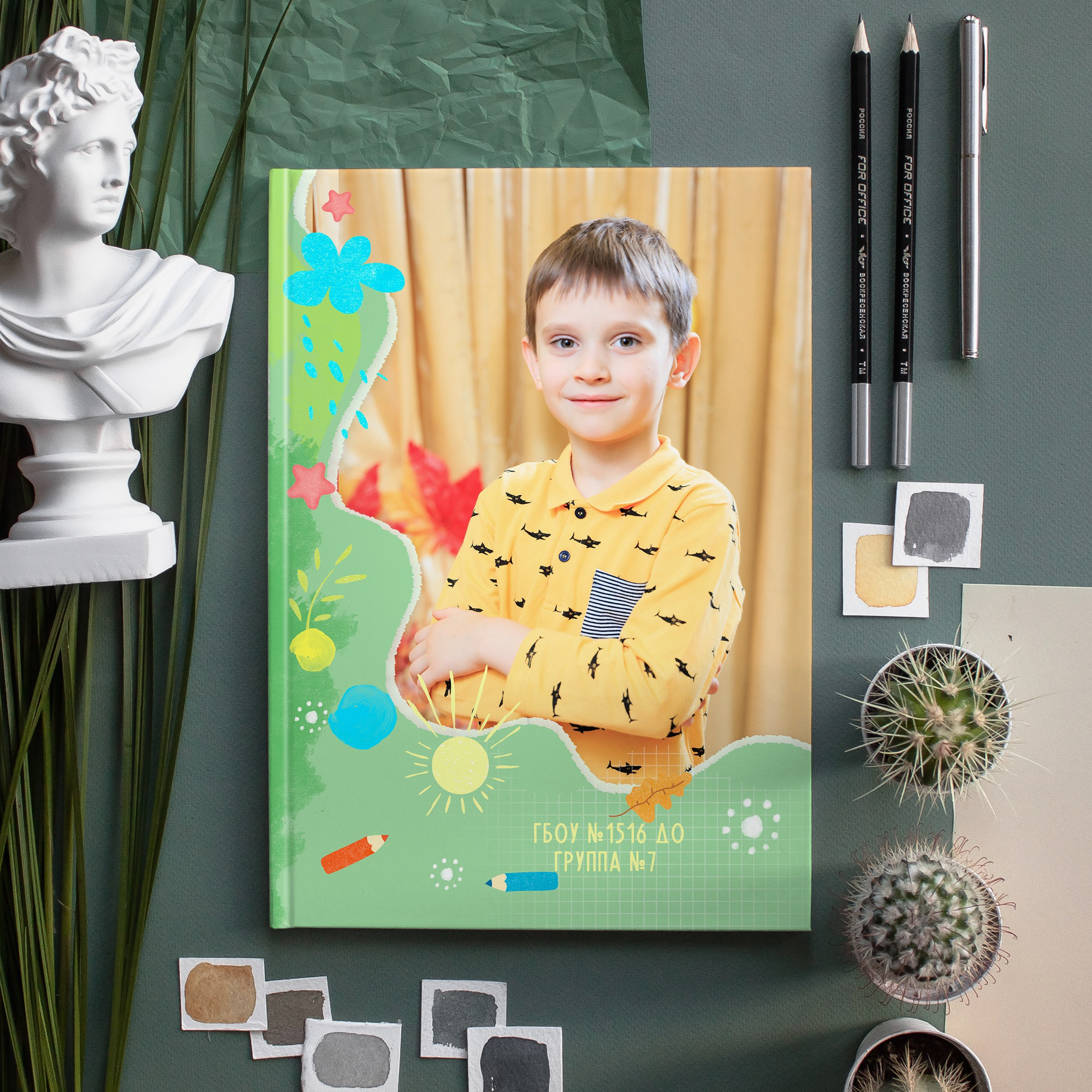 ЛАЙТ 3 разворота. Выпускные альбомы для детского сада и школы в Москве