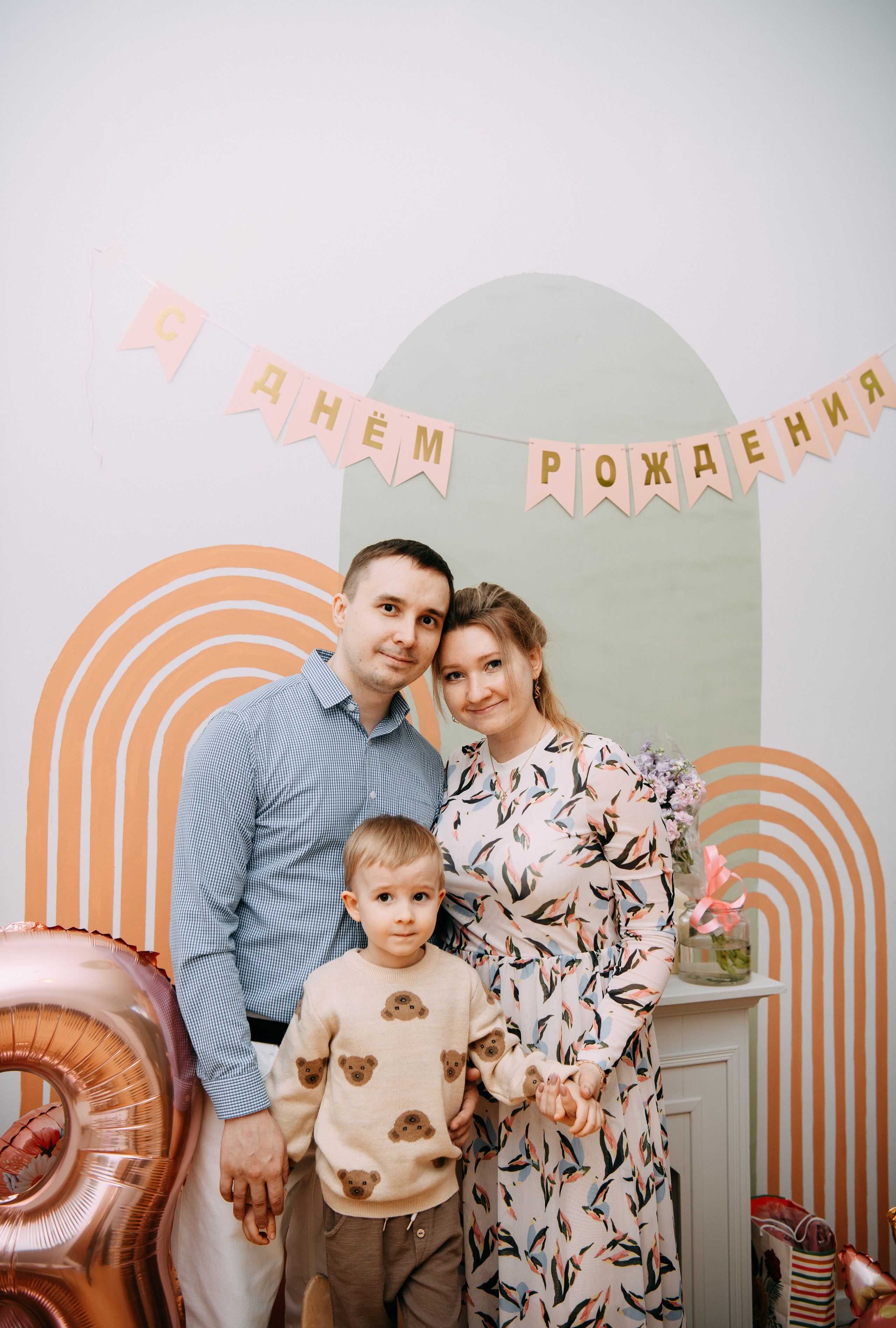 День рождения Анны Павловны. Фотограф на выписку из роддома в Москве и МО
