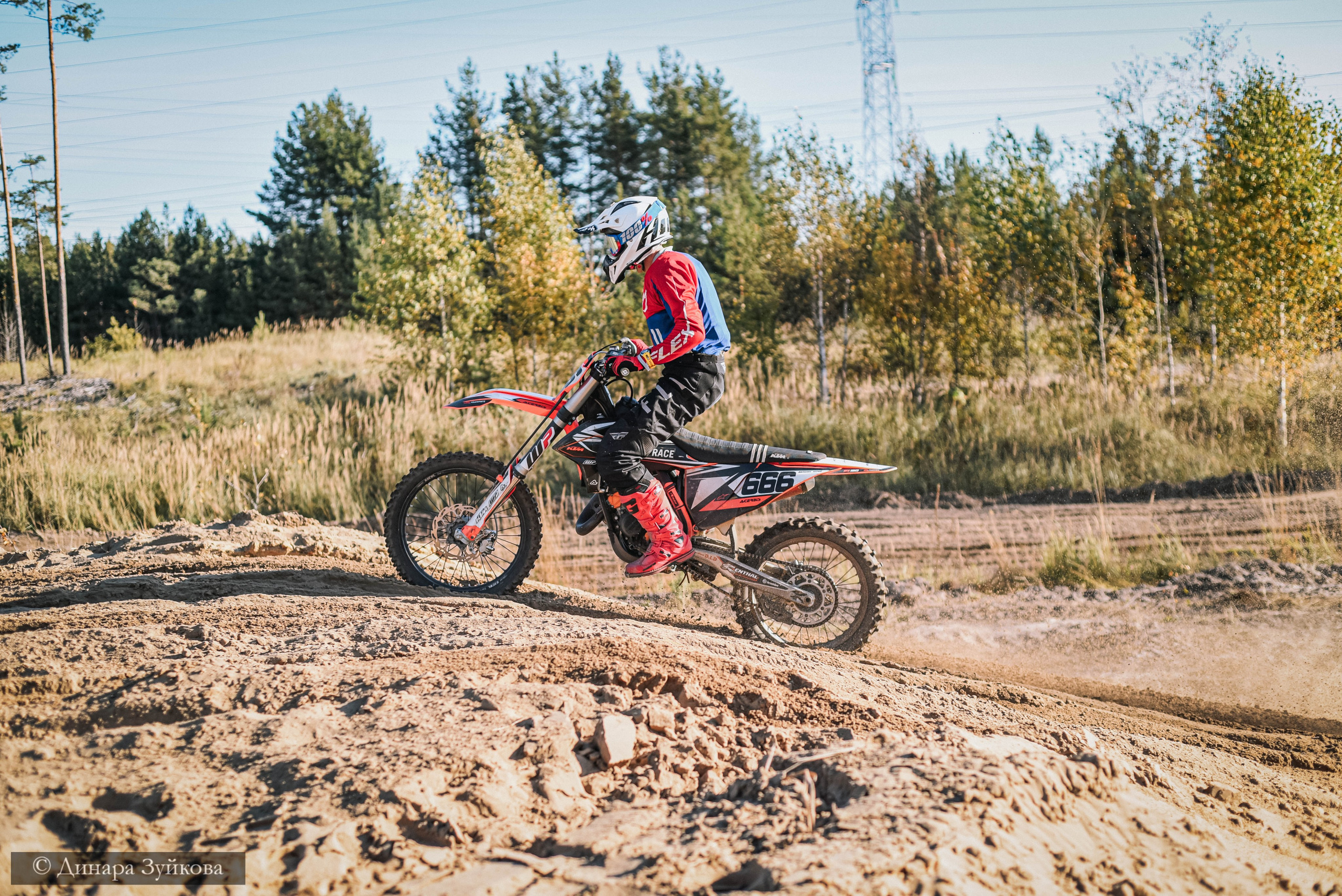 Тренировка по мотокроссу. Мотофотограф в Нижнем Новгороде Динара Зуйкова