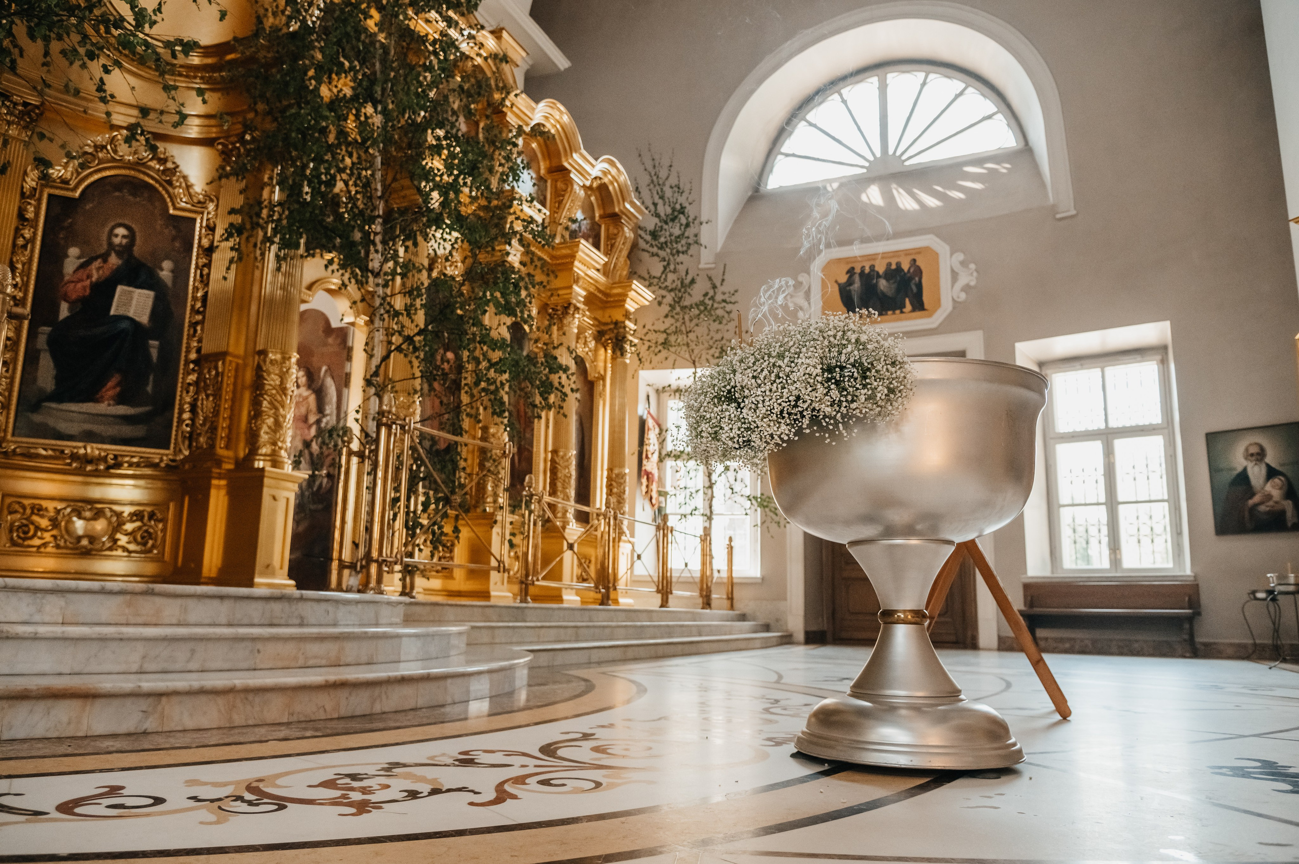 Крестины Ирины //// Храм святых апостолов Петра и Павла. Семейный и детский фотограф в Туле