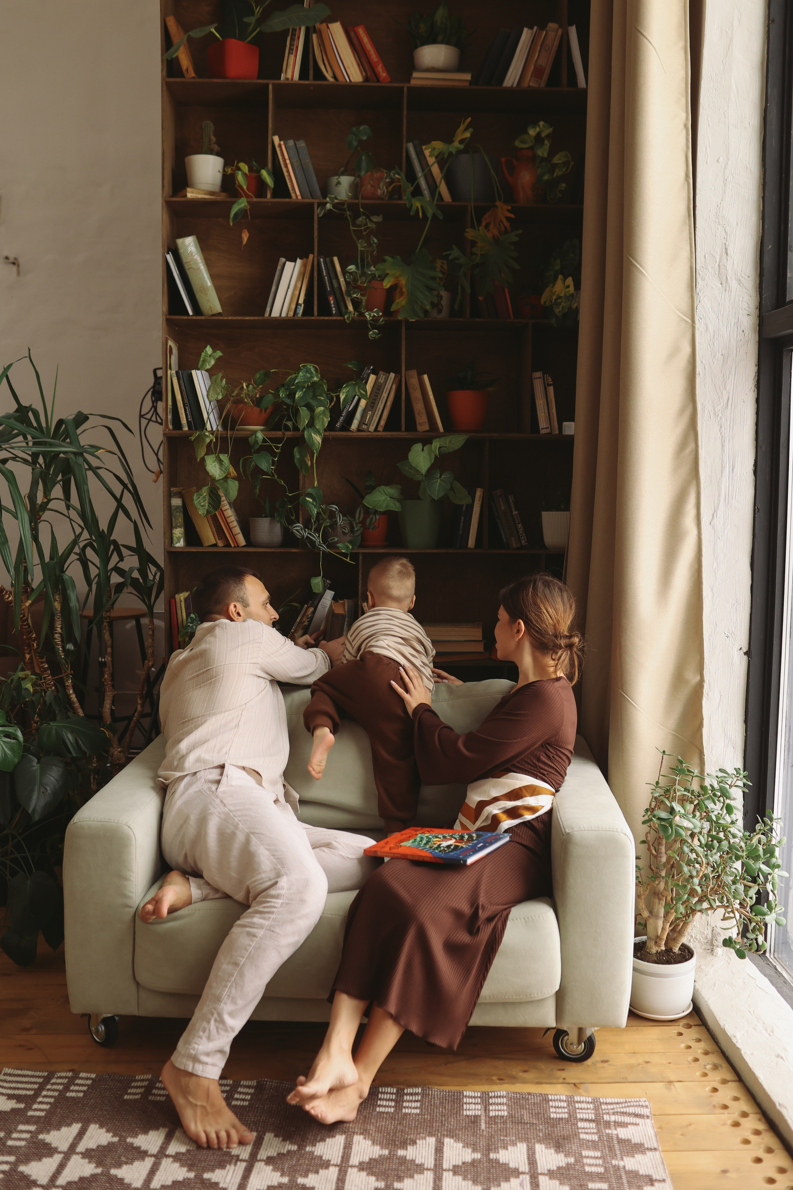 Таня Николай и маленький Савелий. Фотограф Владимир Москва