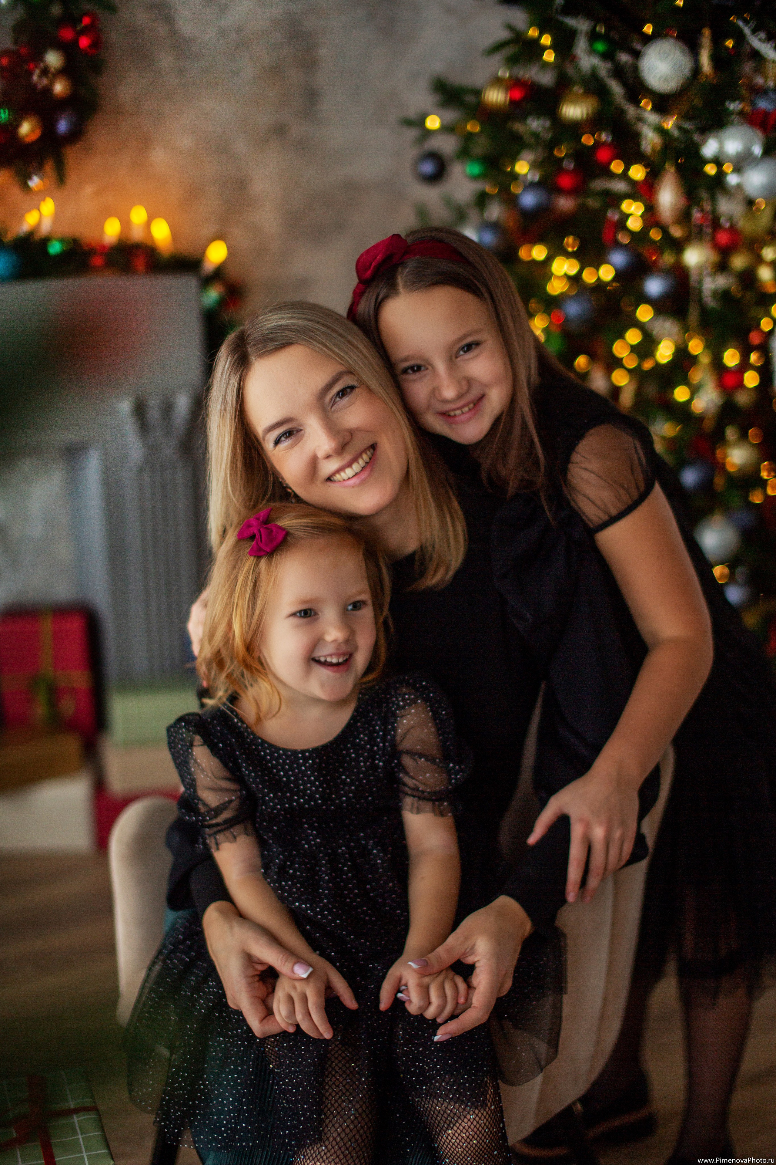 Новогодняя сказка Вари и Маруси, 2024. Семейный и детский фотограф в Петрозаводске