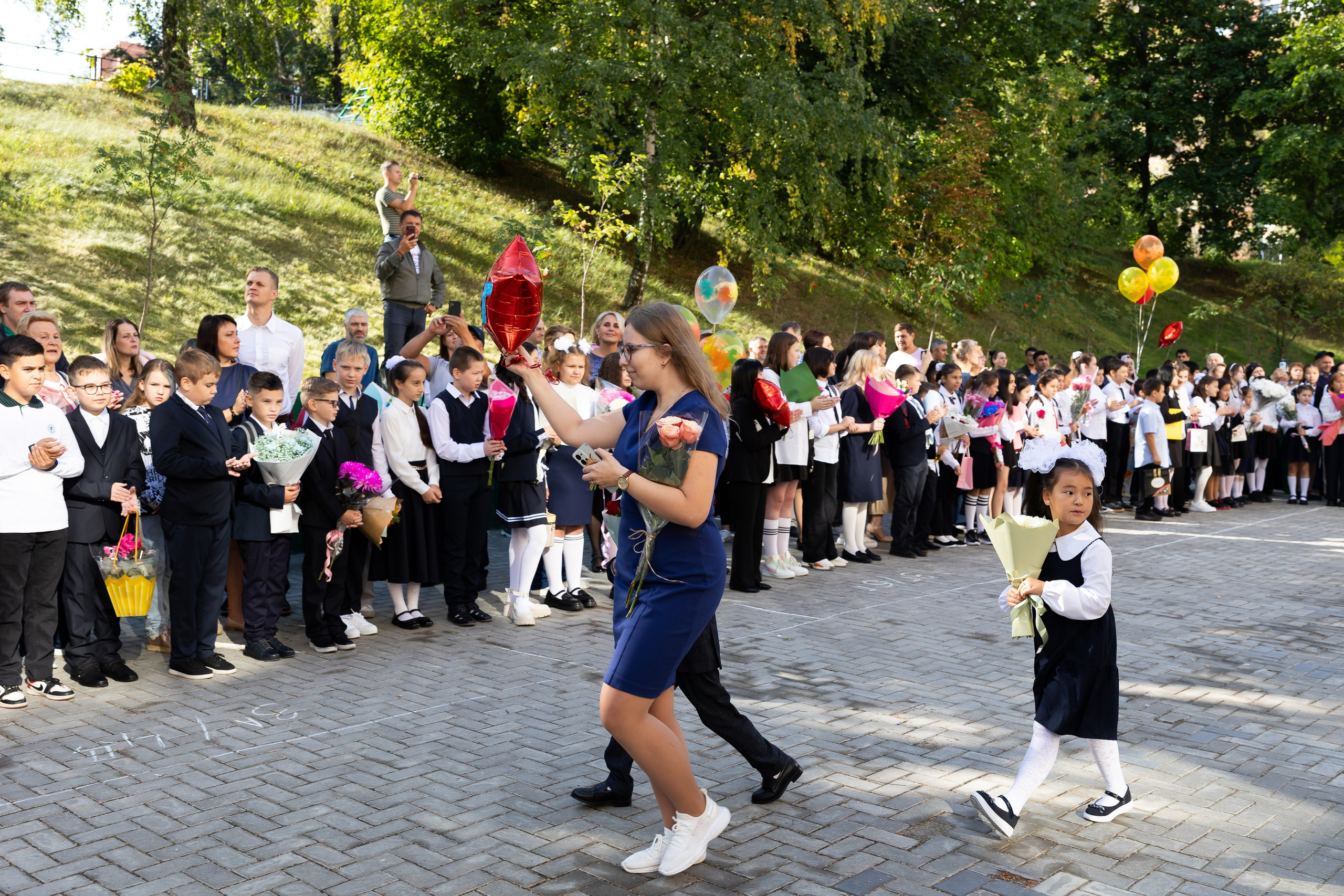 Линейка 1 сентября. Профессиональный Фотограф в Москве Андрей Славнов