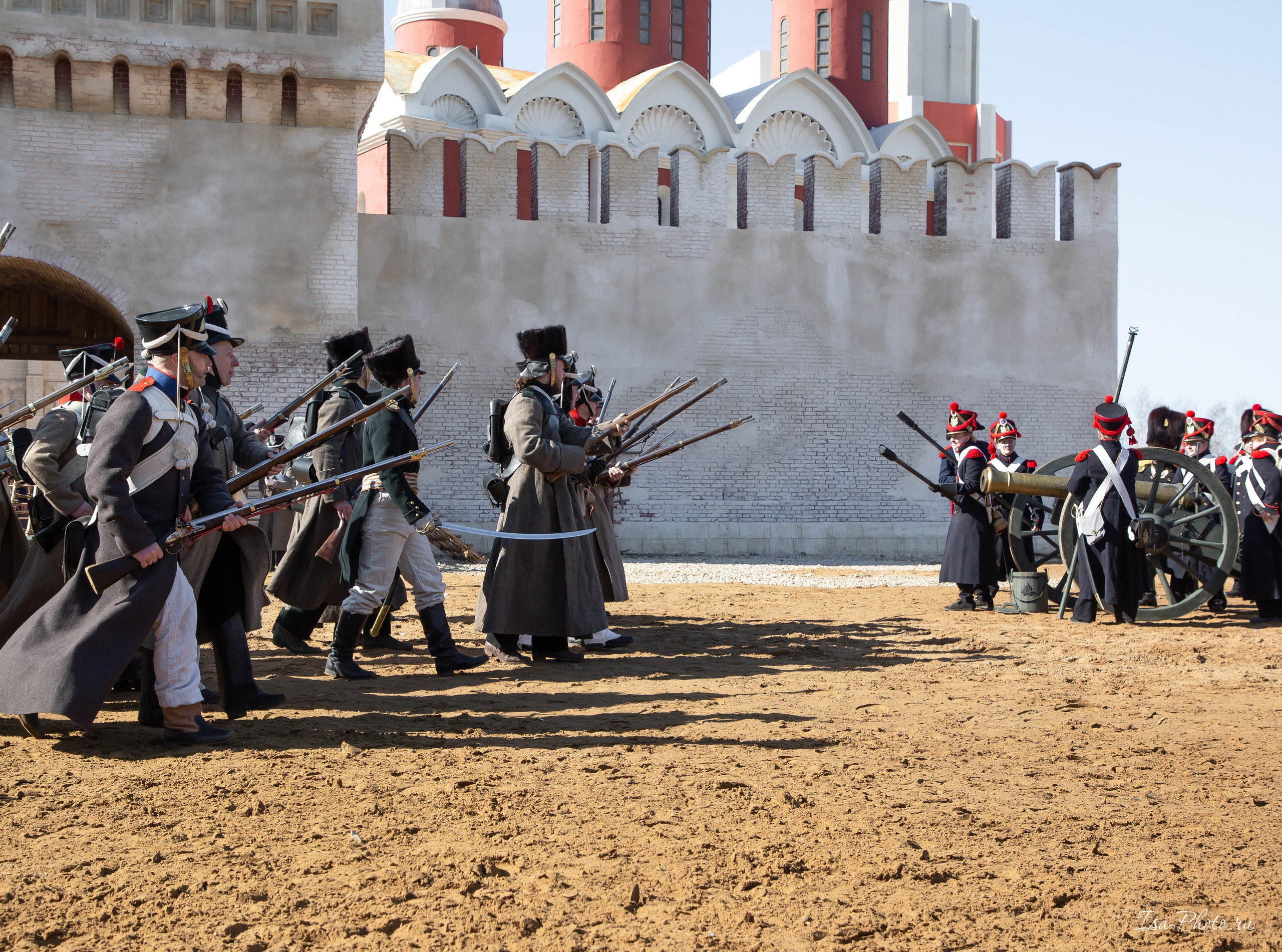 Реконструкция сражения 1812 года. Репортажный фотограф в Москве