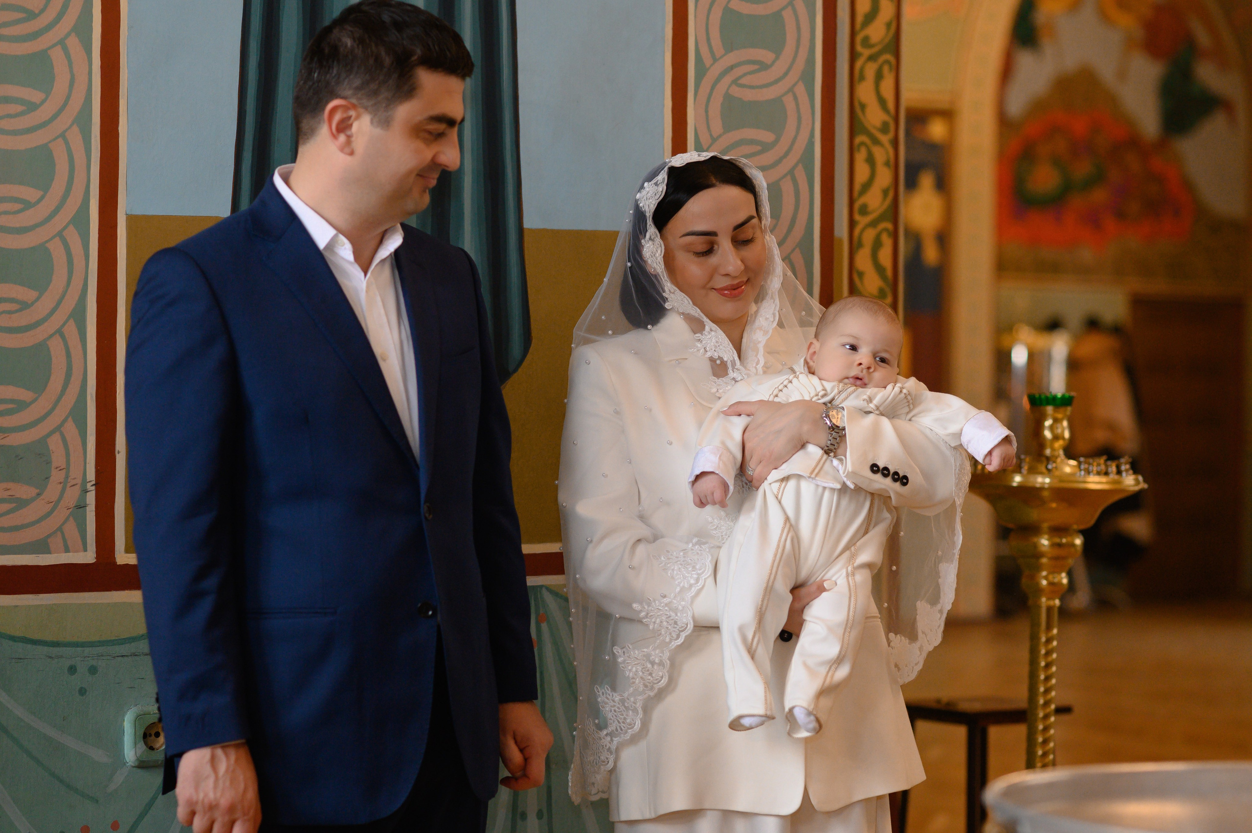 Крещение в Грузинском храме (СПб). Семейный и свадебный фотограф в Санкт-Петербурге Серафима Смирнова