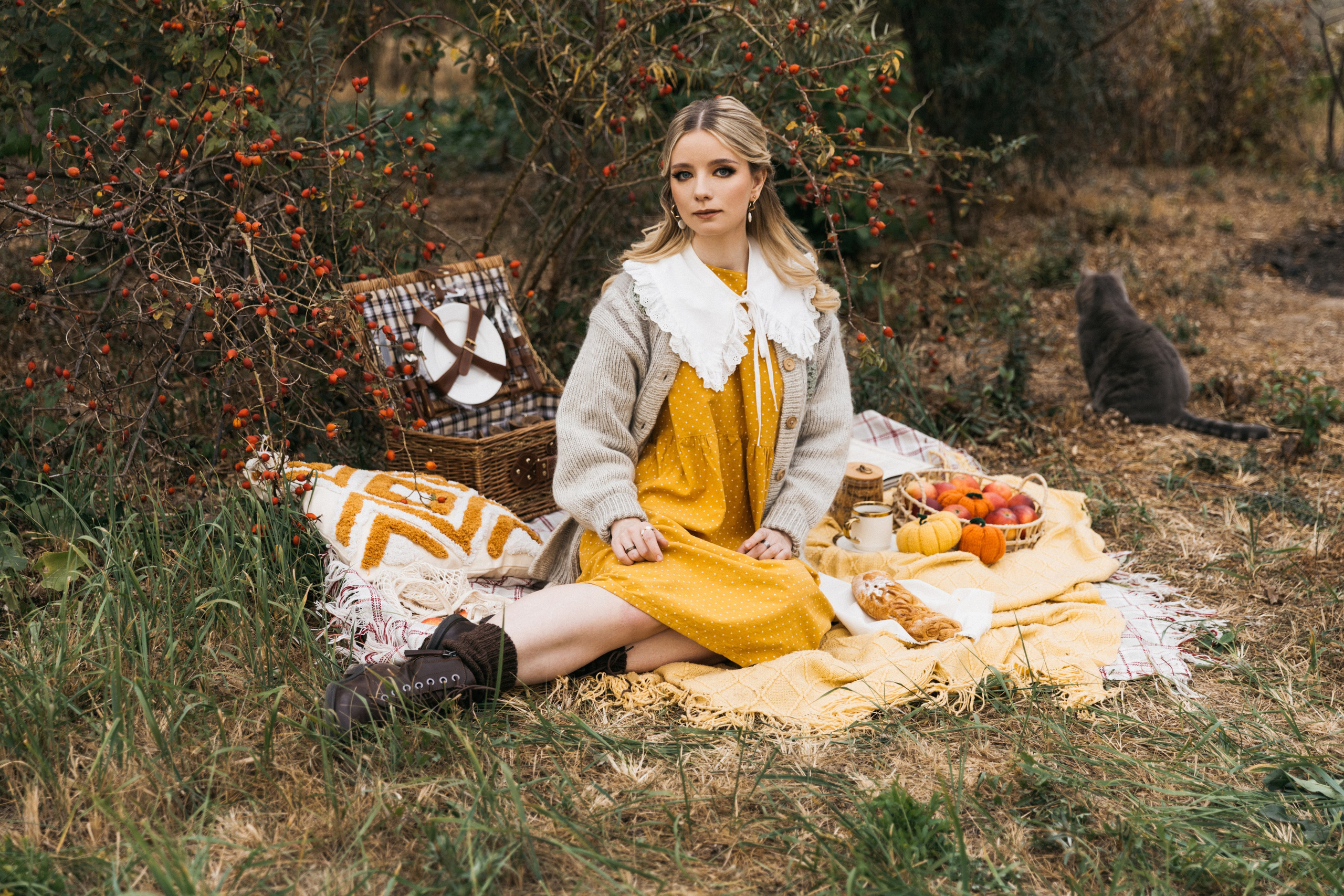 Осенний пикник. Женский и семейный фотограф в Туле Катя Вуколова