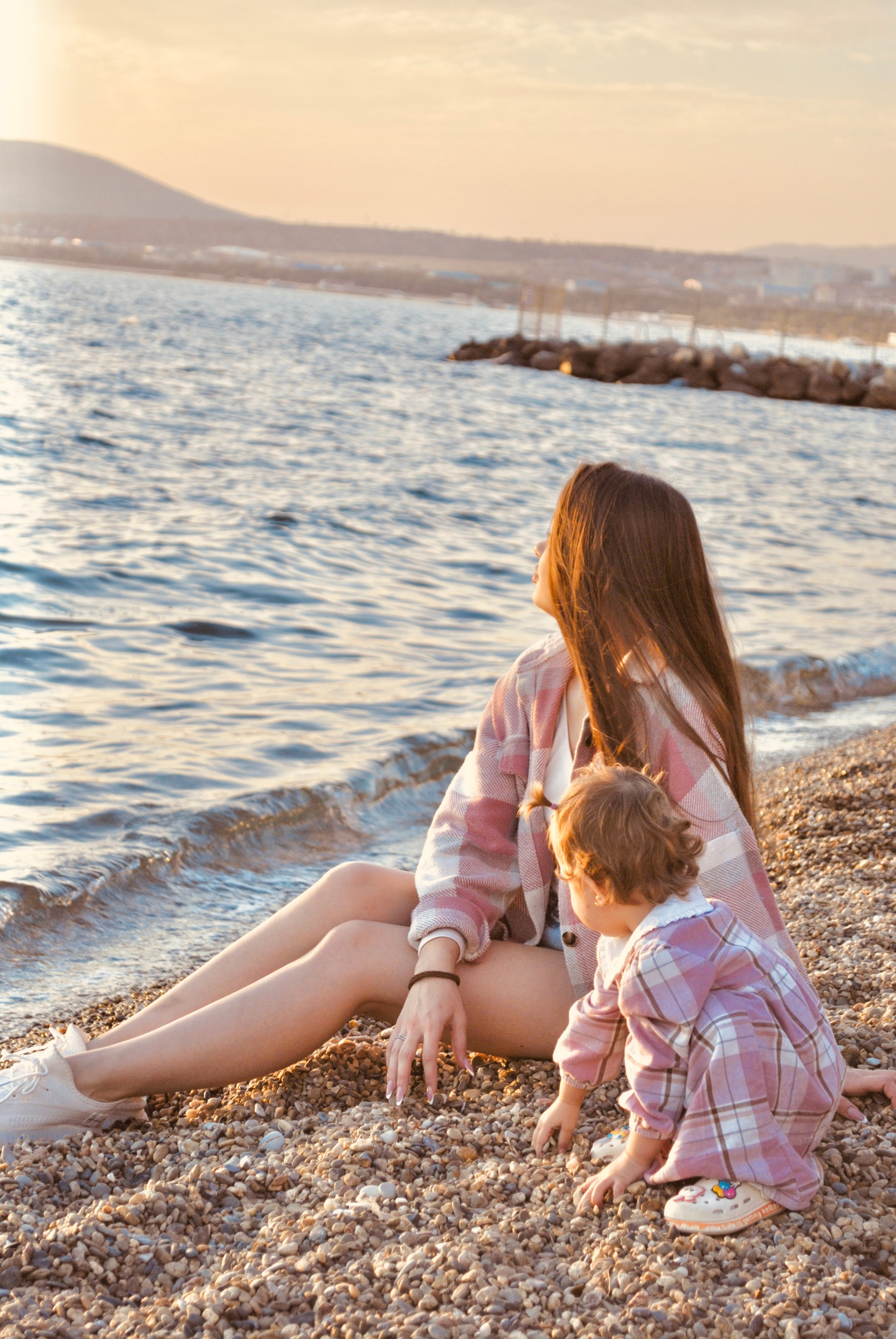 Анастасия и дочь. Фотограф Мария Мусаелян