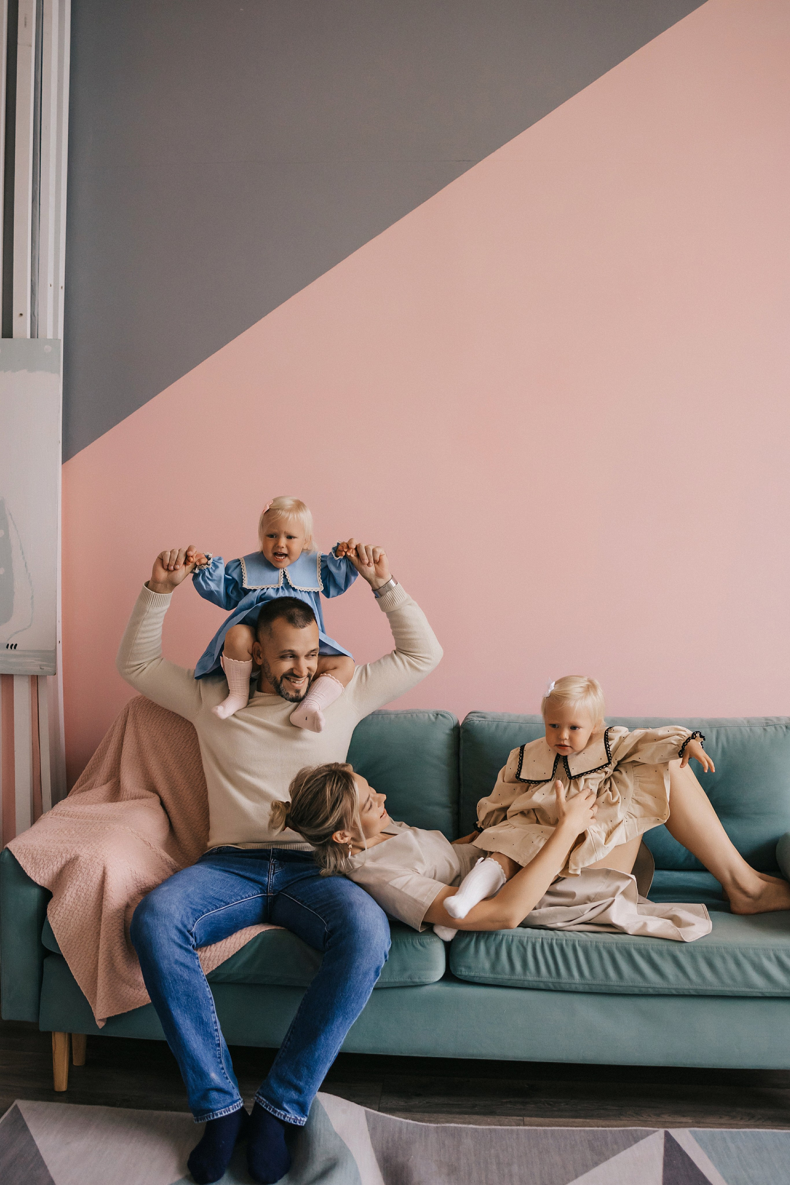 Сергей, Екатерина, Маша и Аня. Фотограф Нижний Новгород