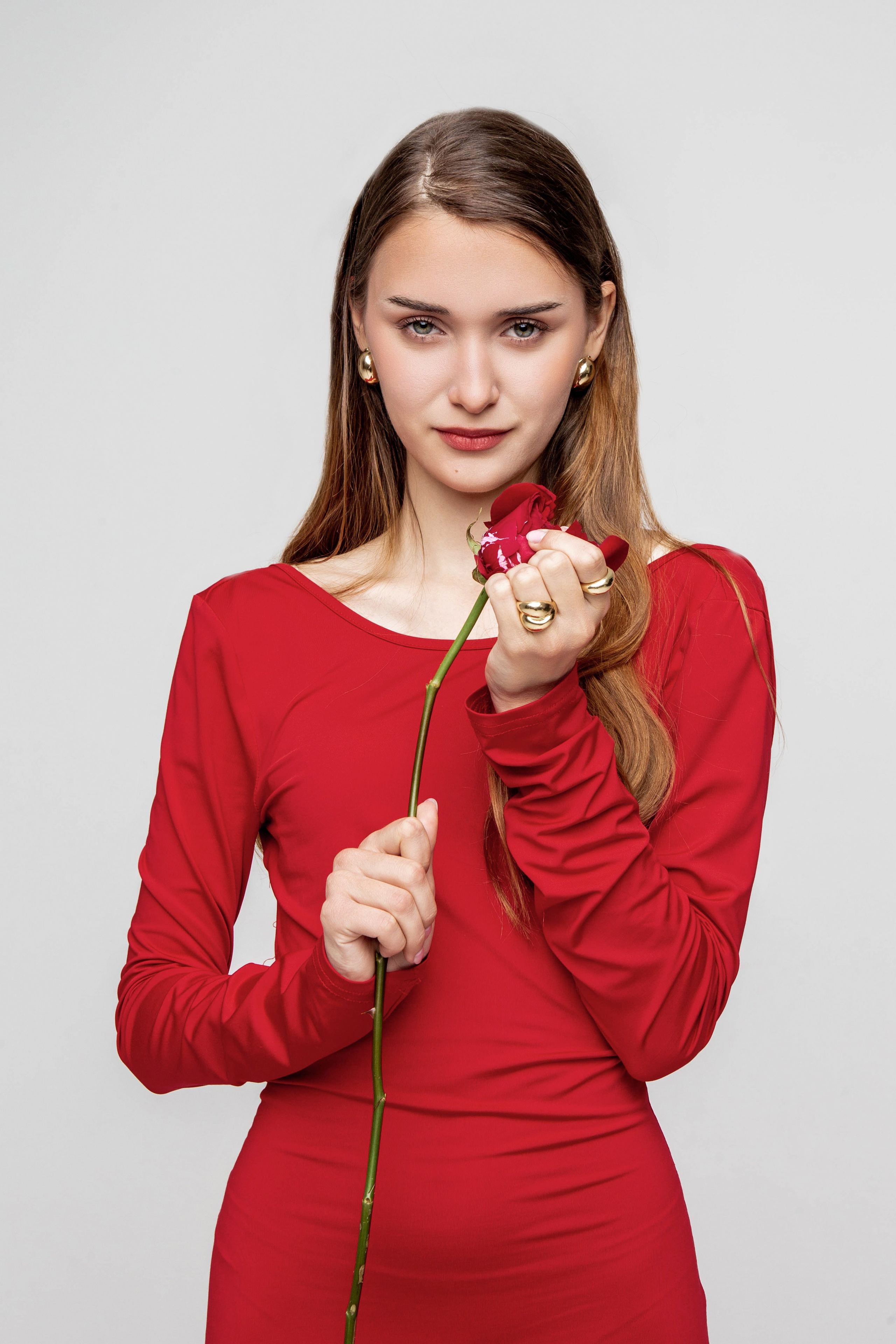 Алая роза. Фотограф Екатерина Голицына