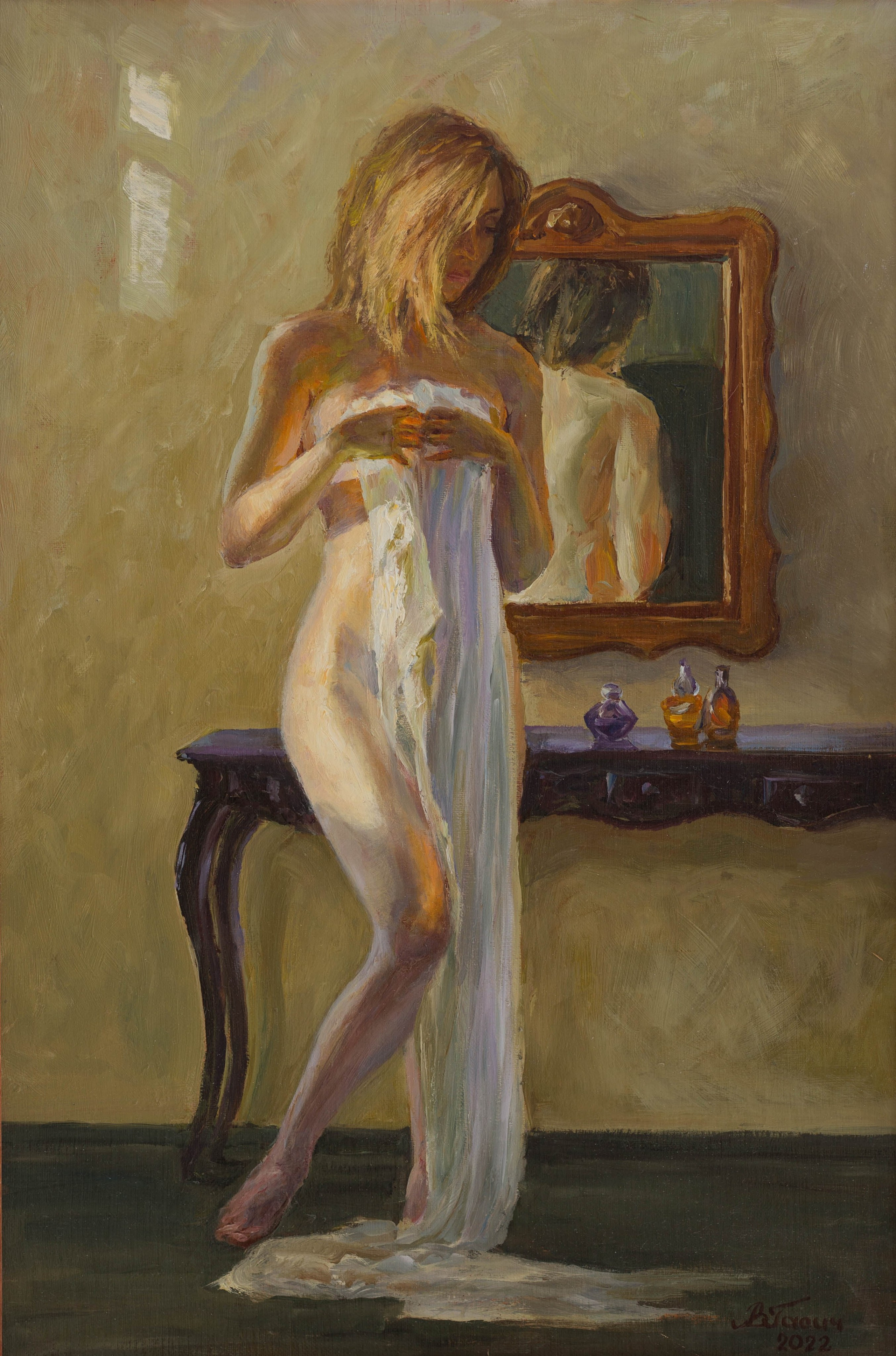 Портрет, фигура / Portrait, figure. Художник Василий Гасич