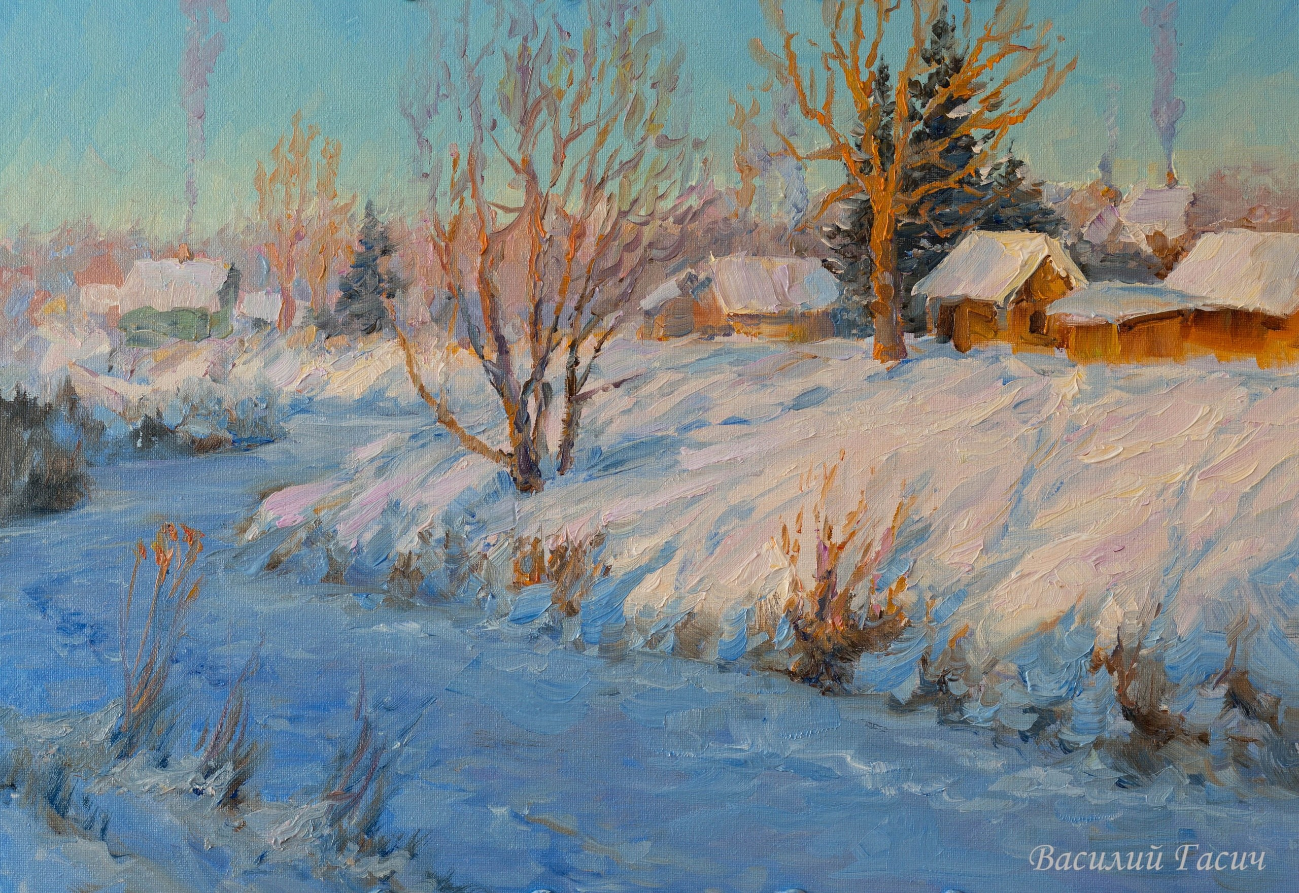 Пленэр / Plein air. Художник Василий Гасич