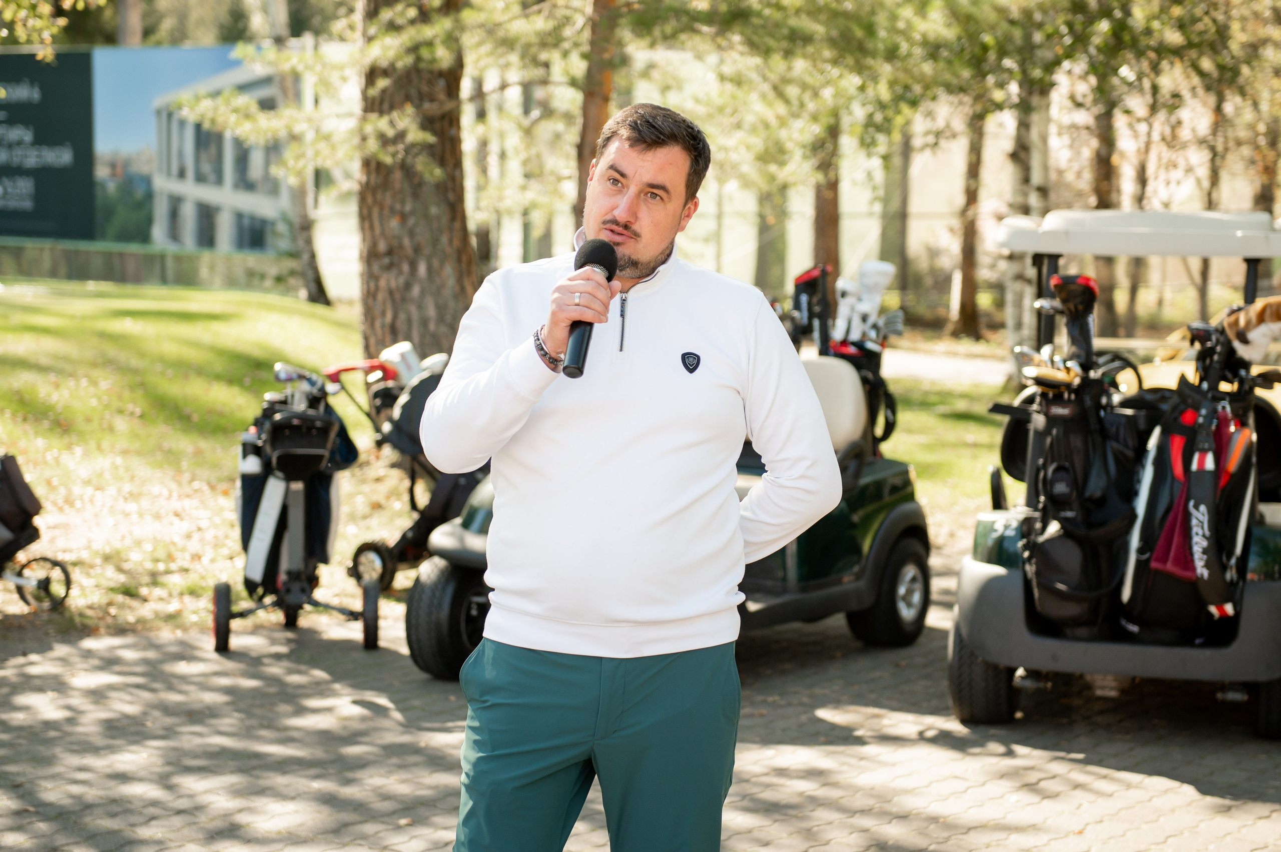 Турнир по гольфу. Профессиональный фотограф в Москве Александра Харламова