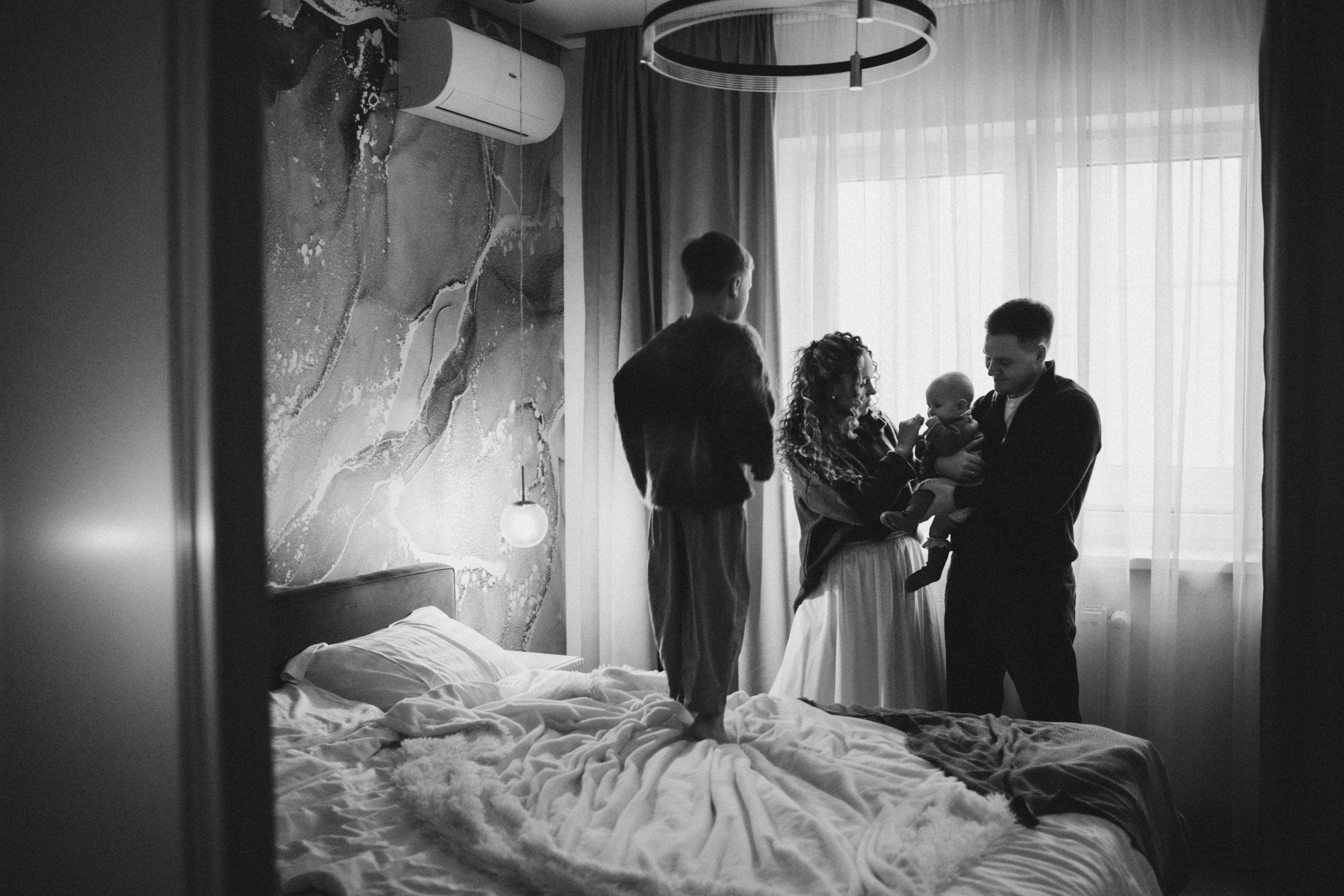 Домашняя съемка Света, Коля, Максим и Варя. Семейный фотограф в Ростове-на-Дону Мария Ожогина