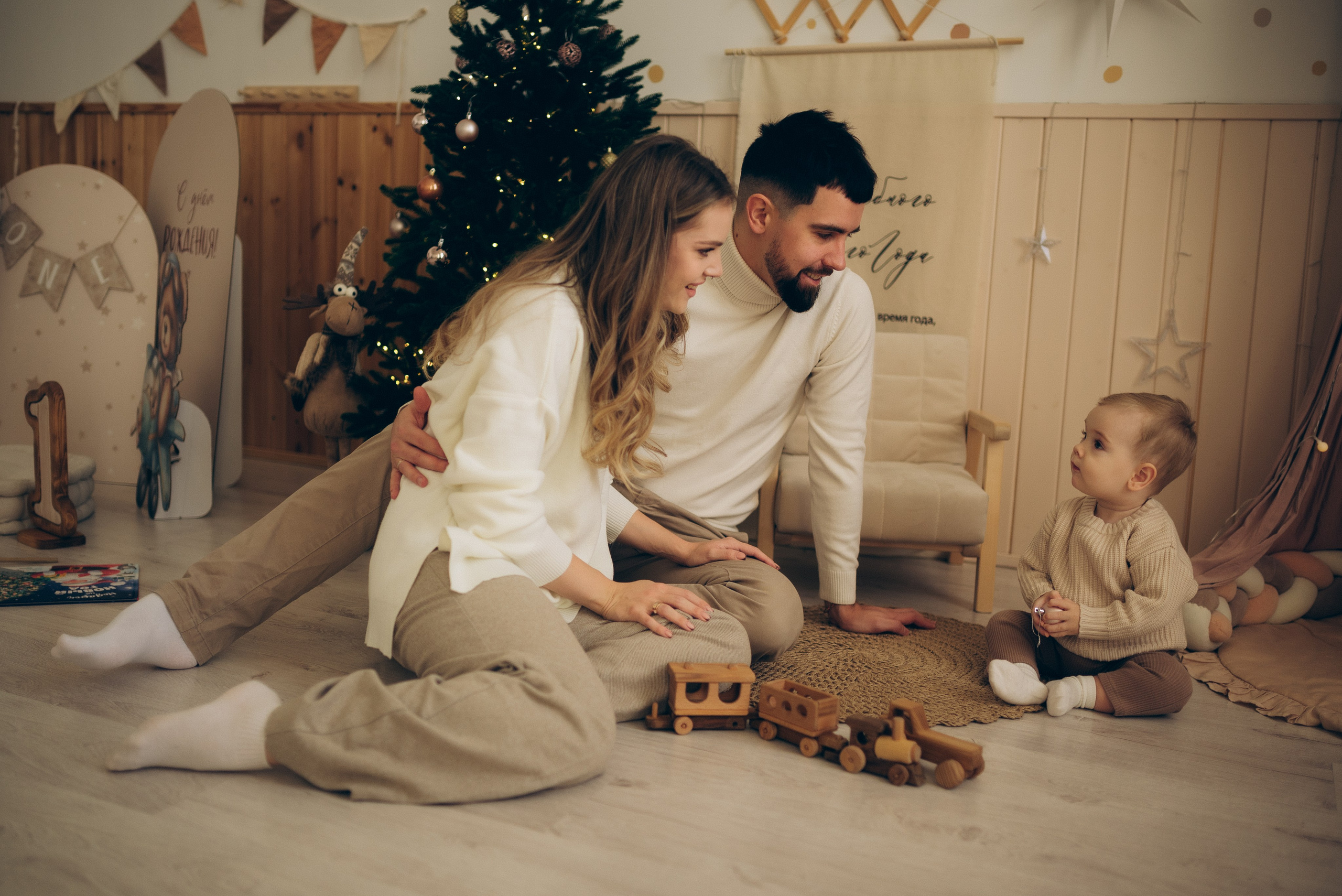 Новогодняя уютная история. Семейный и детский фотограф в Щелково Алена Дробот