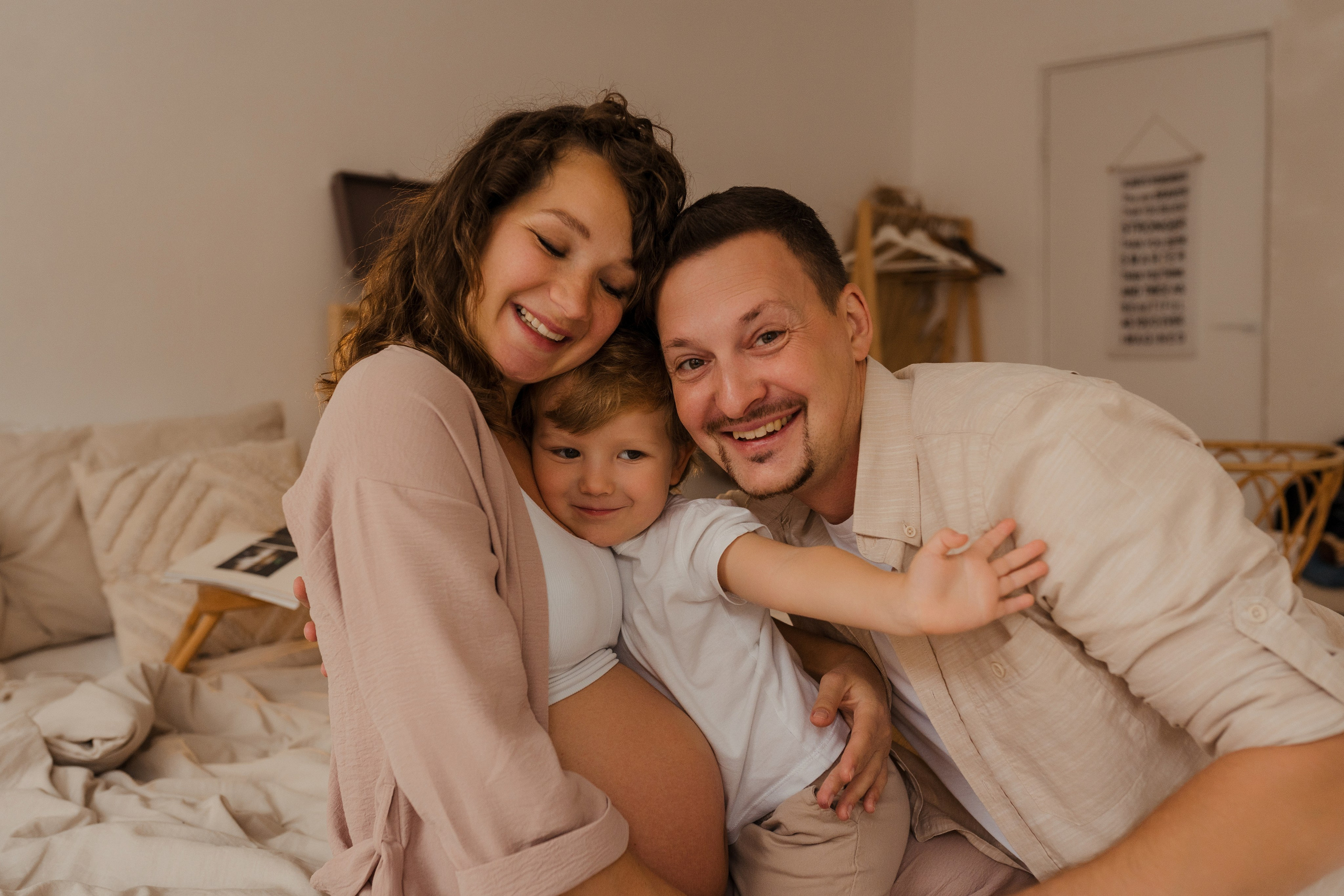 Семейная фотосессия в студии в Москве, семейный фотограф Анна Полушина. Свадебный фотограф в Москве Анна Полушина